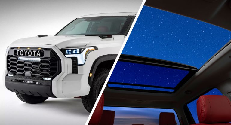 2022 Toyota Tundra Teases Power Sliding Rear Window And Massive