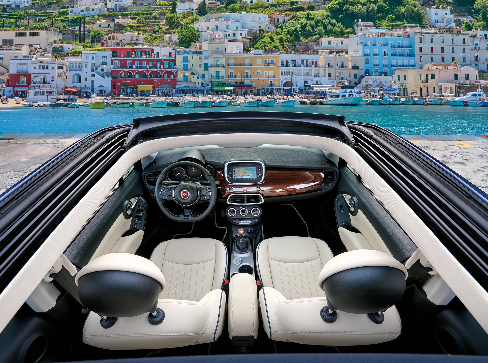 Posher Fiat 500 And 500X Yachting Editions Drop Their Tops And Get Wood