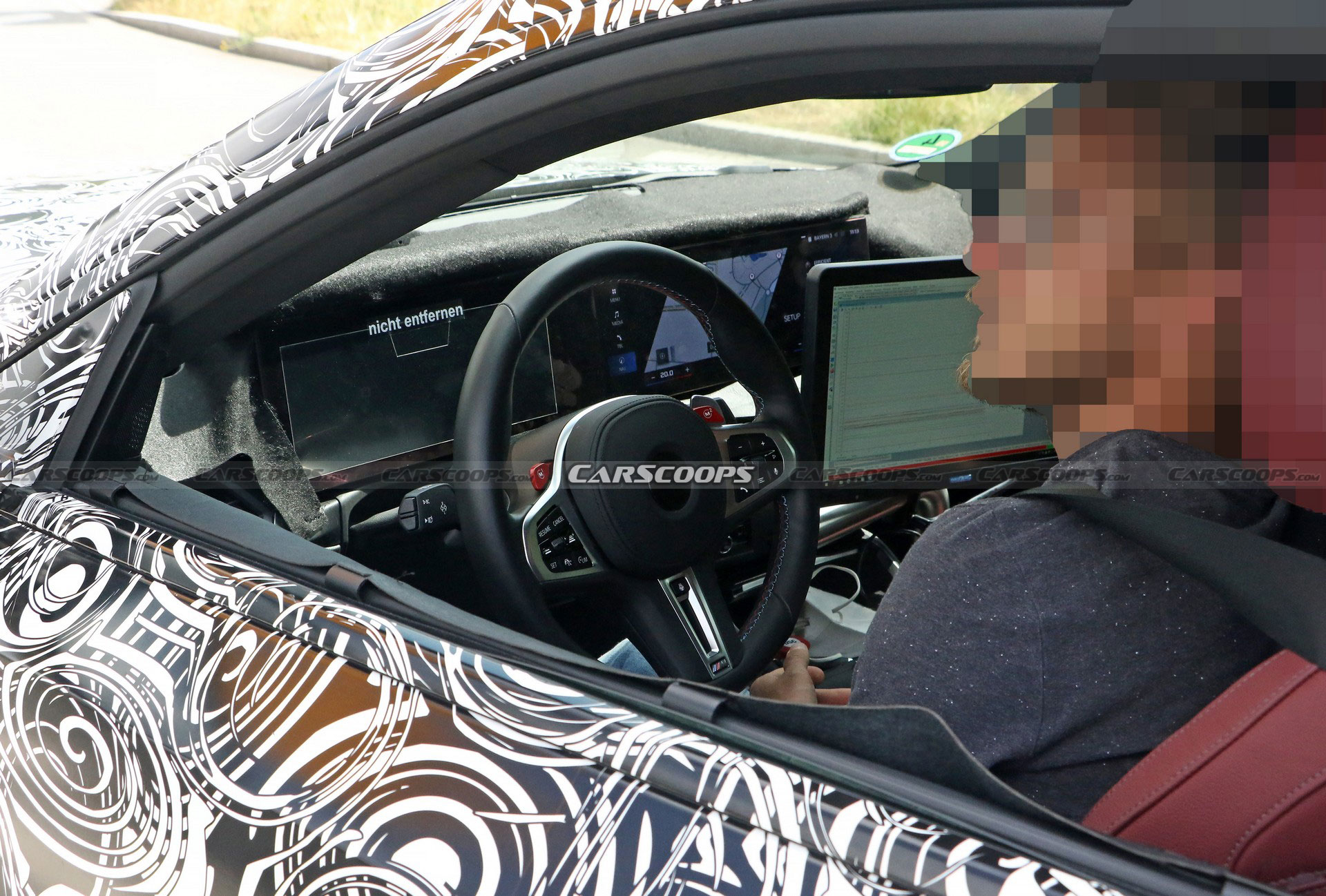 2023 BMW M2 Spied With An iX-Style Curved Display