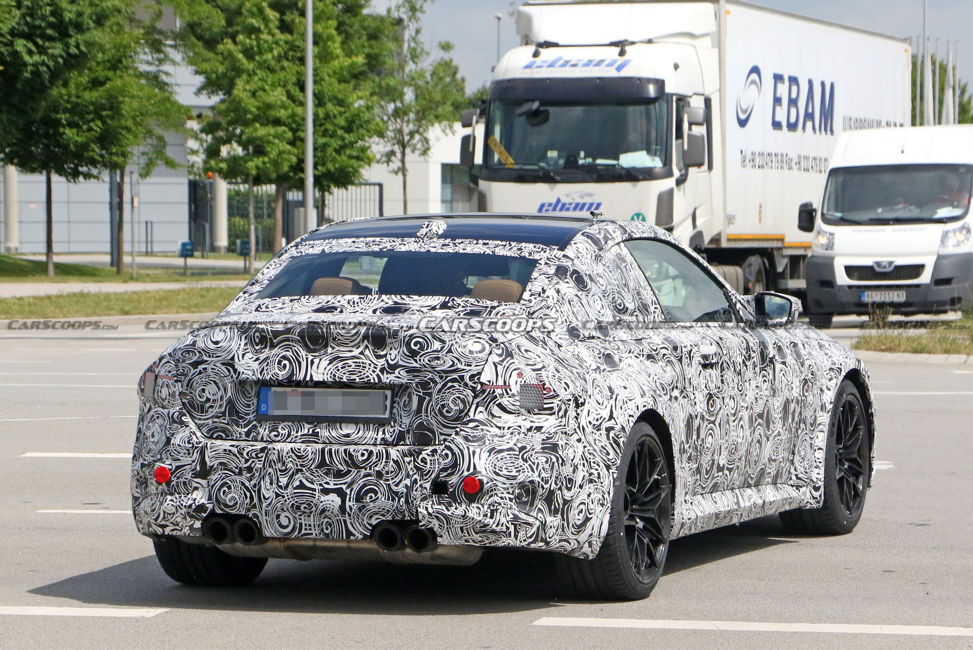 2023 BMW M2 Spied With An iX-Style Curved Display