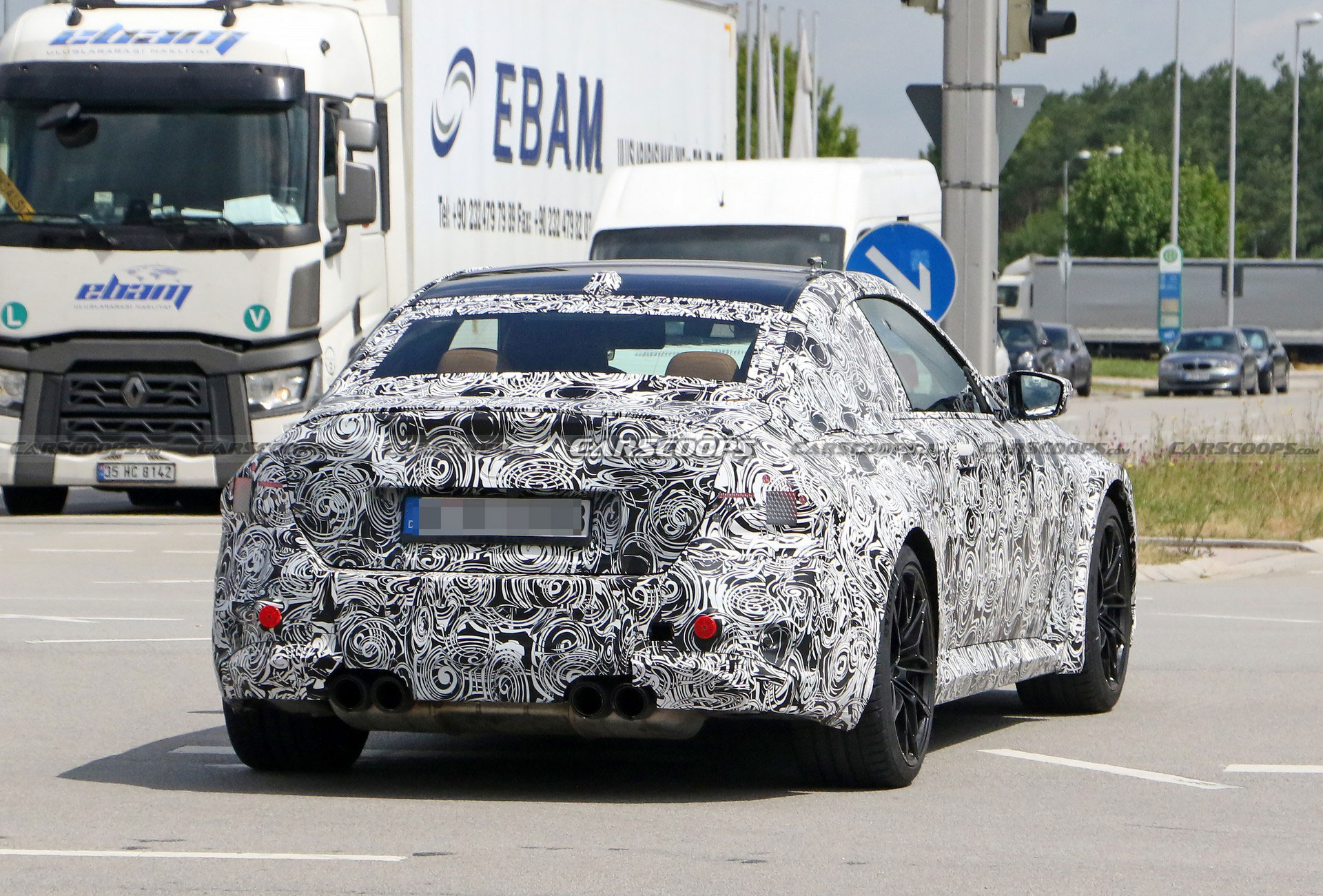 2023 BMW M2 Spied With An iX-Style Curved Display