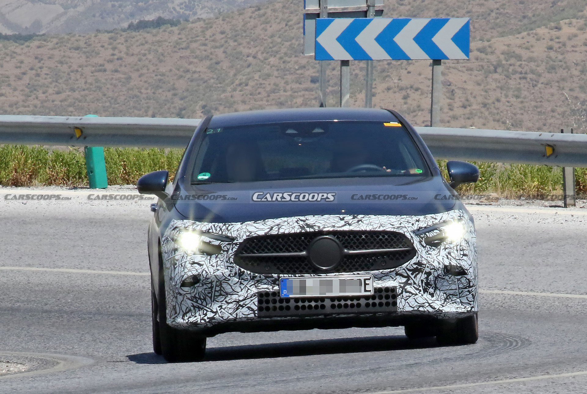 Facelifted Mercedes A-Class Spied Showing New Details