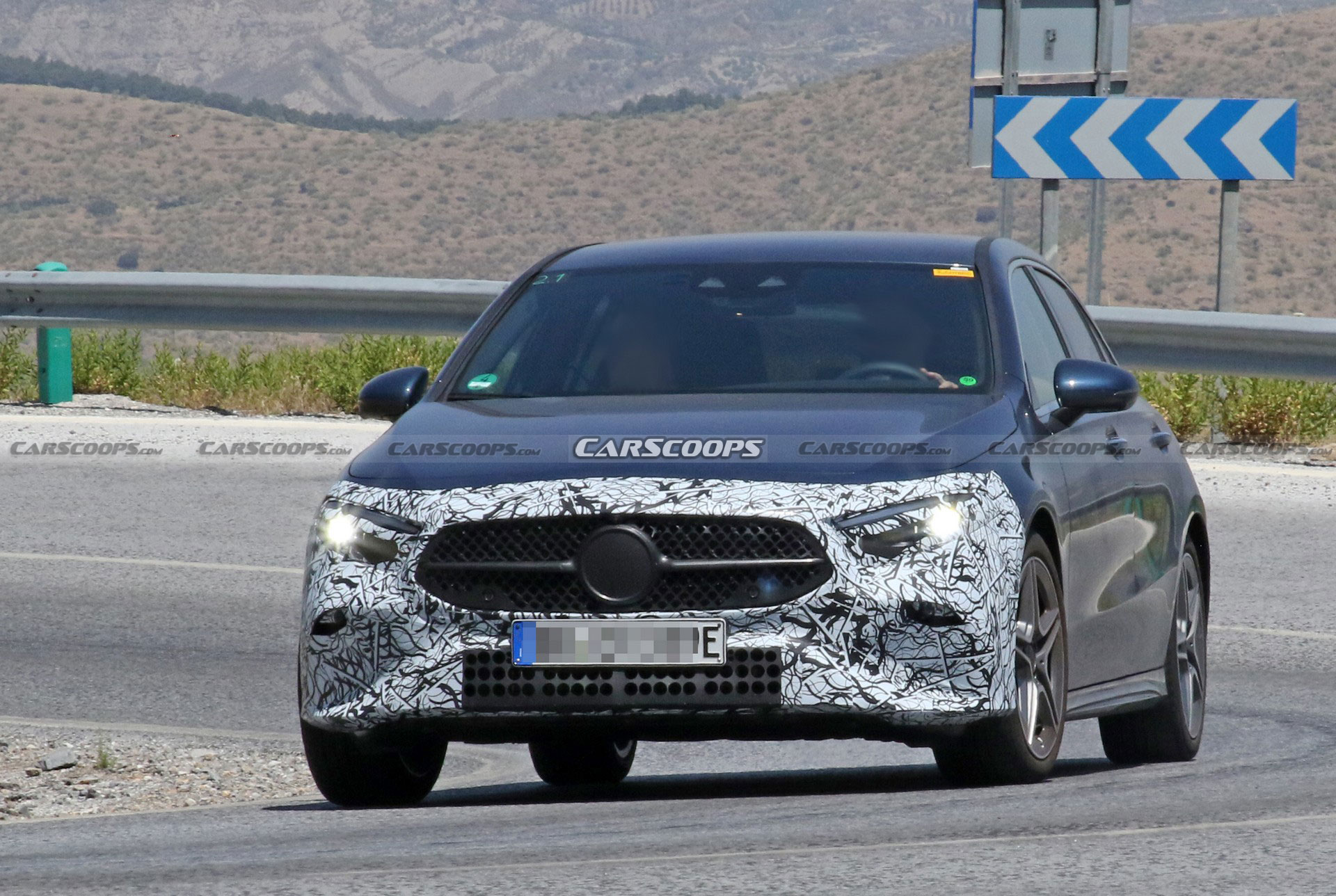 Facelifted Mercedes A-Class Spied Showing New Details