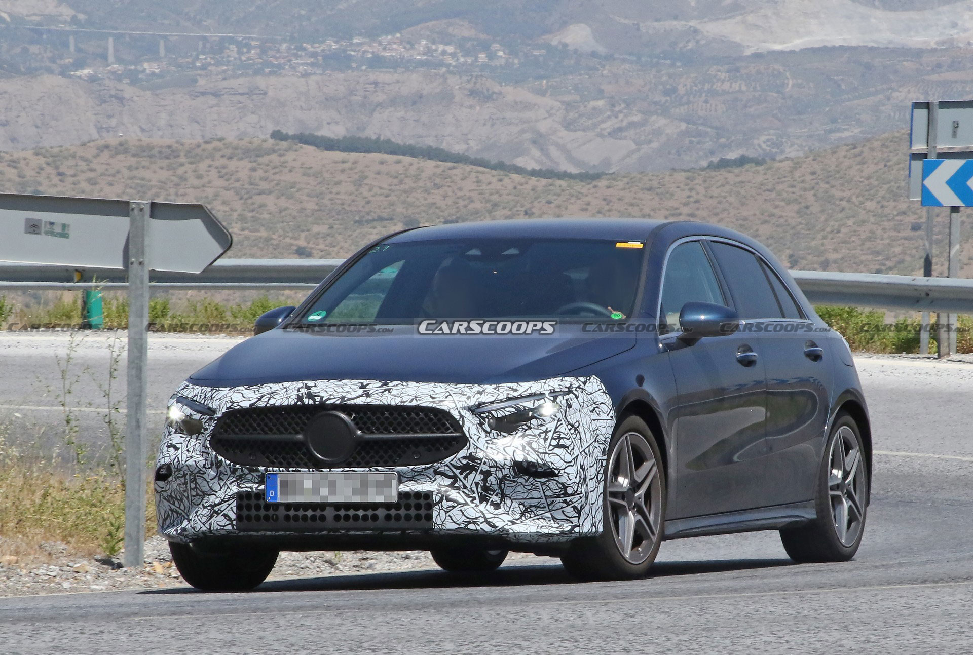 Facelifted Mercedes A-Class Spied Showing New Details