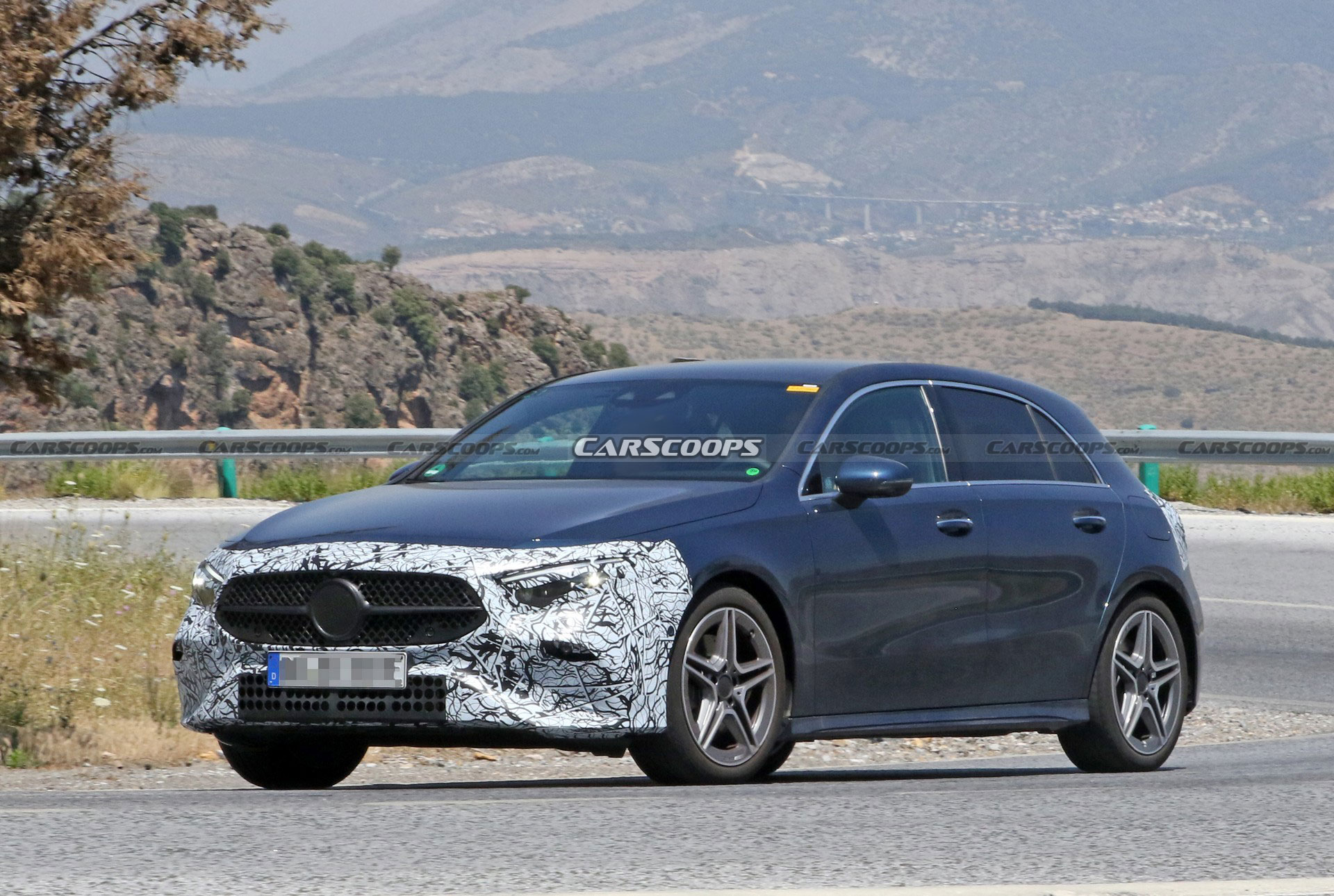 Facelifted Mercedes A-Class Spied Showing New Details