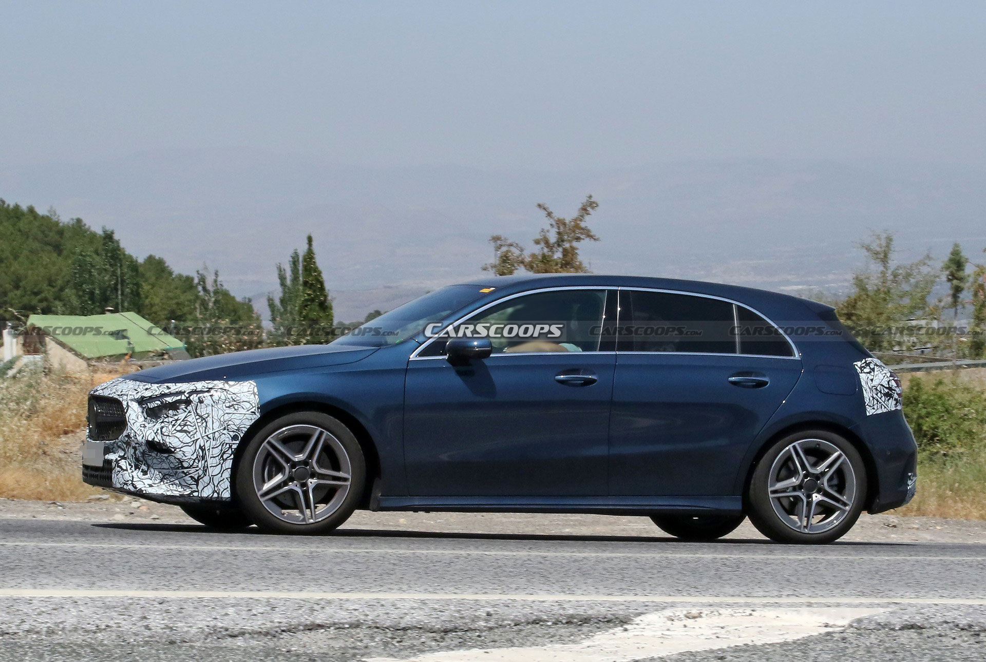 Facelifted Mercedes A-Class Spied Showing New Details