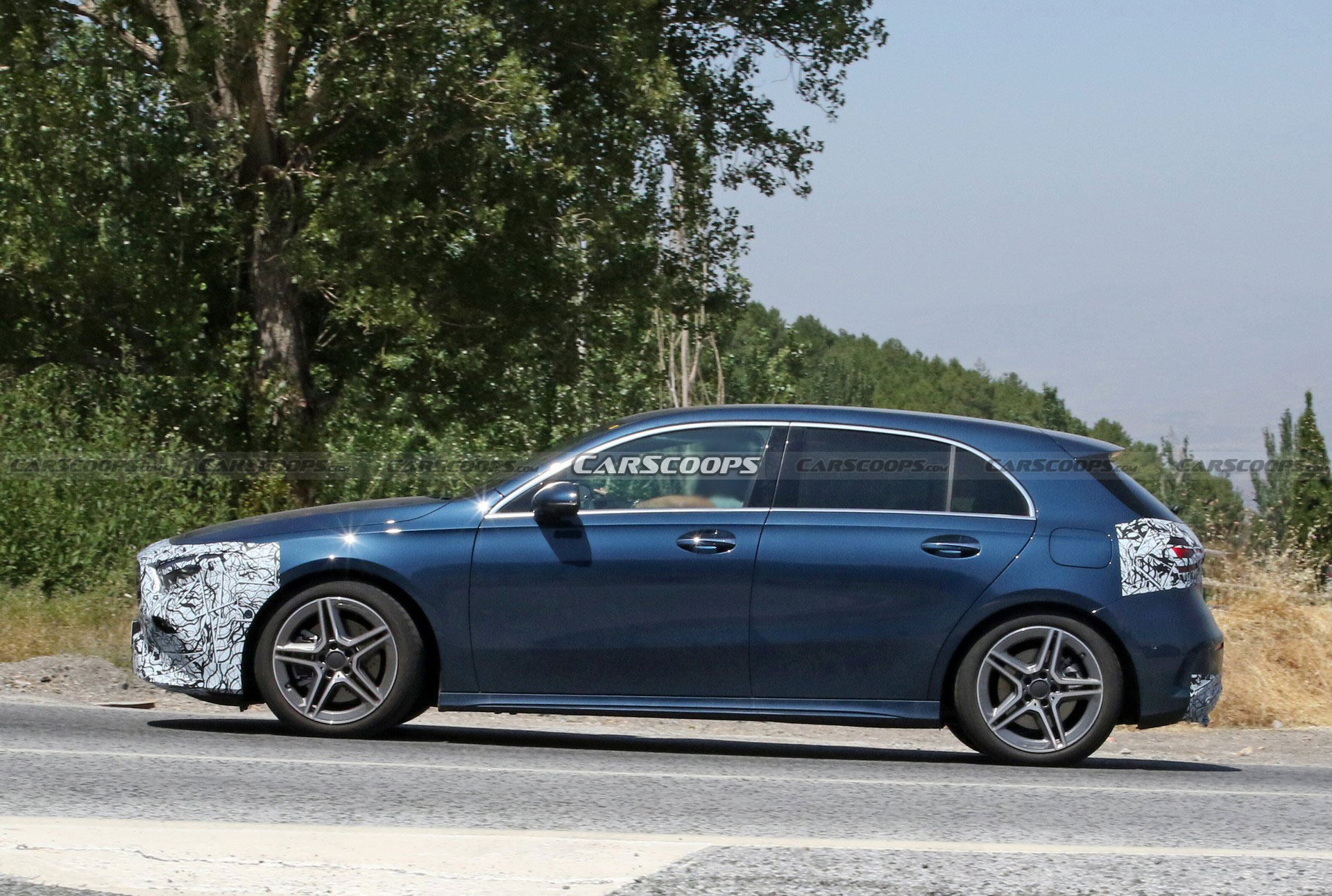 Facelifted Mercedes A-Class Spied Showing New Details