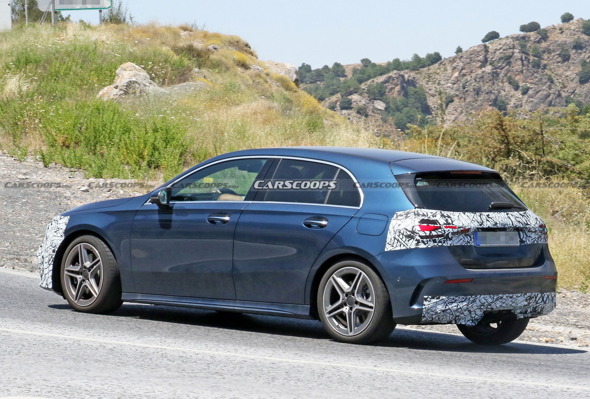 Facelifted Mercedes A-Class Spied Showing New Details