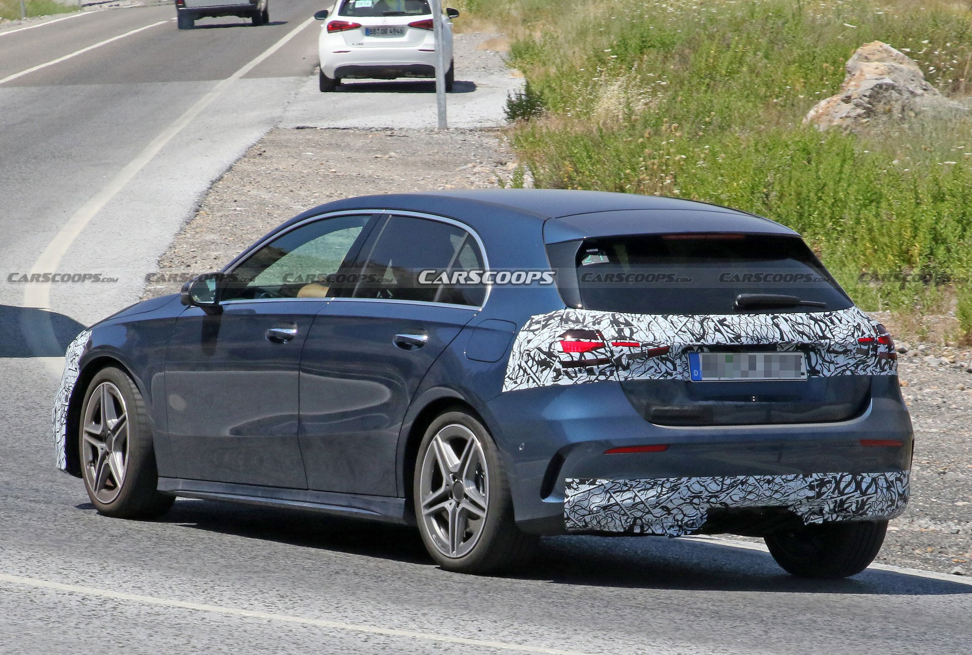 Facelifted Mercedes A-Class Spied Showing New Details
