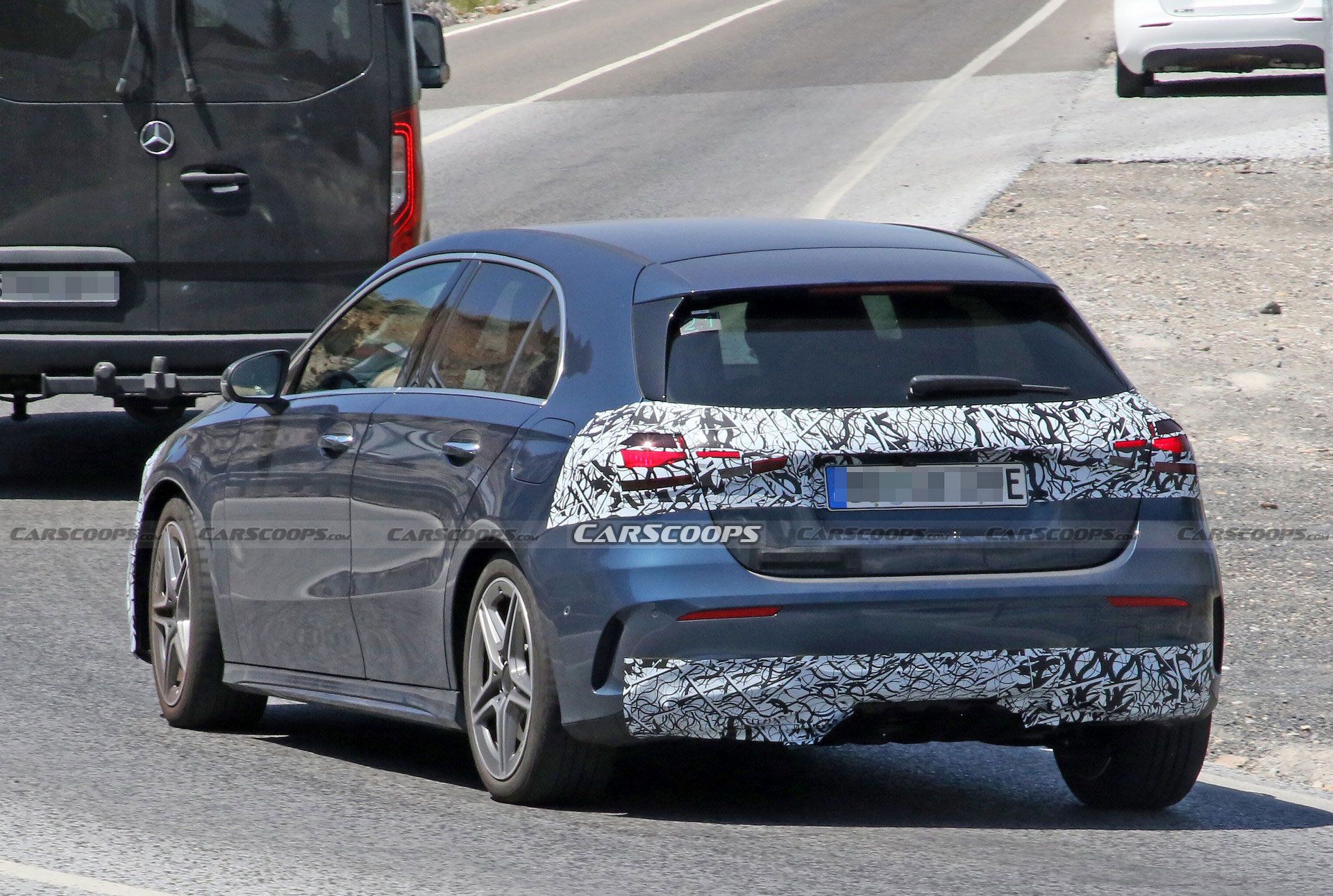 Facelifted Mercedes A-Class Spied Showing New Details