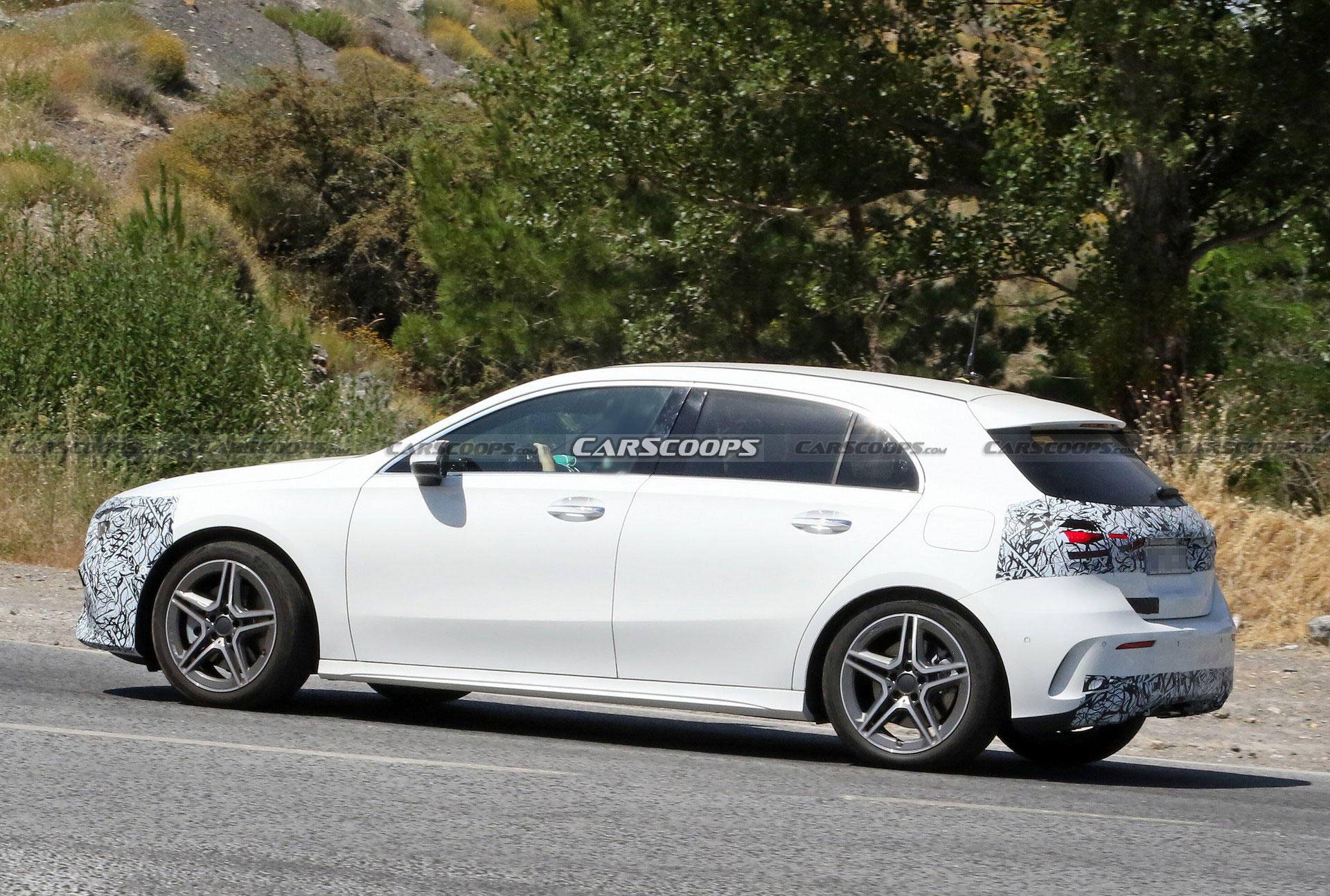Facelifted Mercedes A-Class Spied Showing New Details