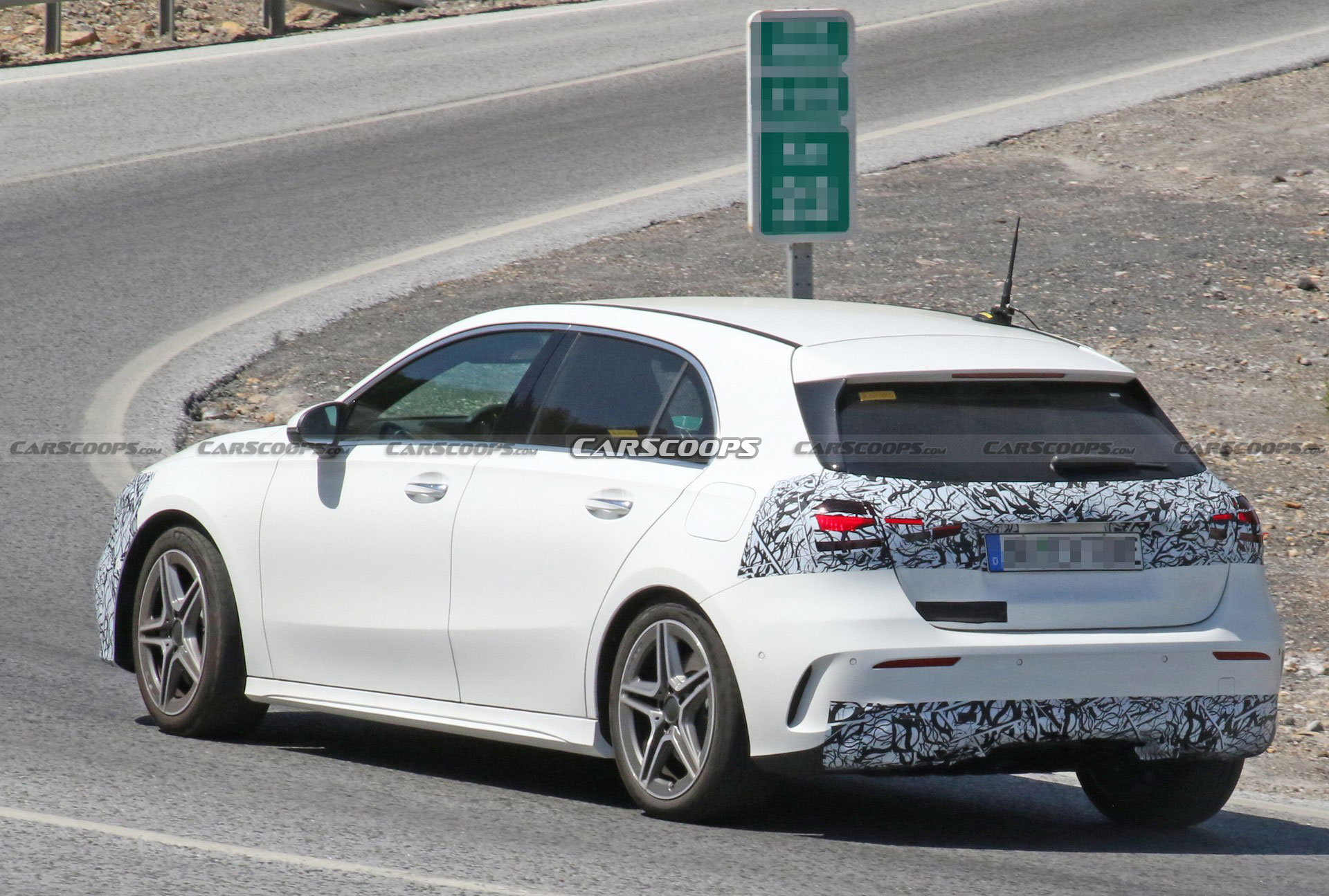 Facelifted Mercedes A-Class Spied Showing New Details