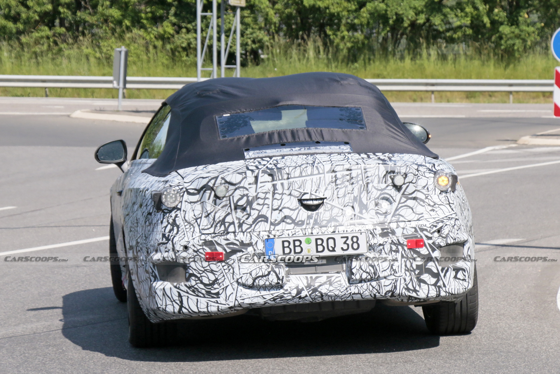 Mercedes Caught Testing New 2023 “CLE” Compact Four-Seat Convertible