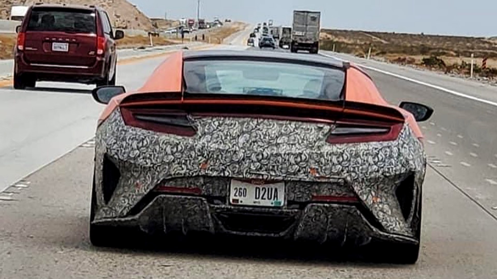 Camouflaged Acura NSX Test Car Begs The Question: Is It A Facelifted Model Or A New Performance Variant?