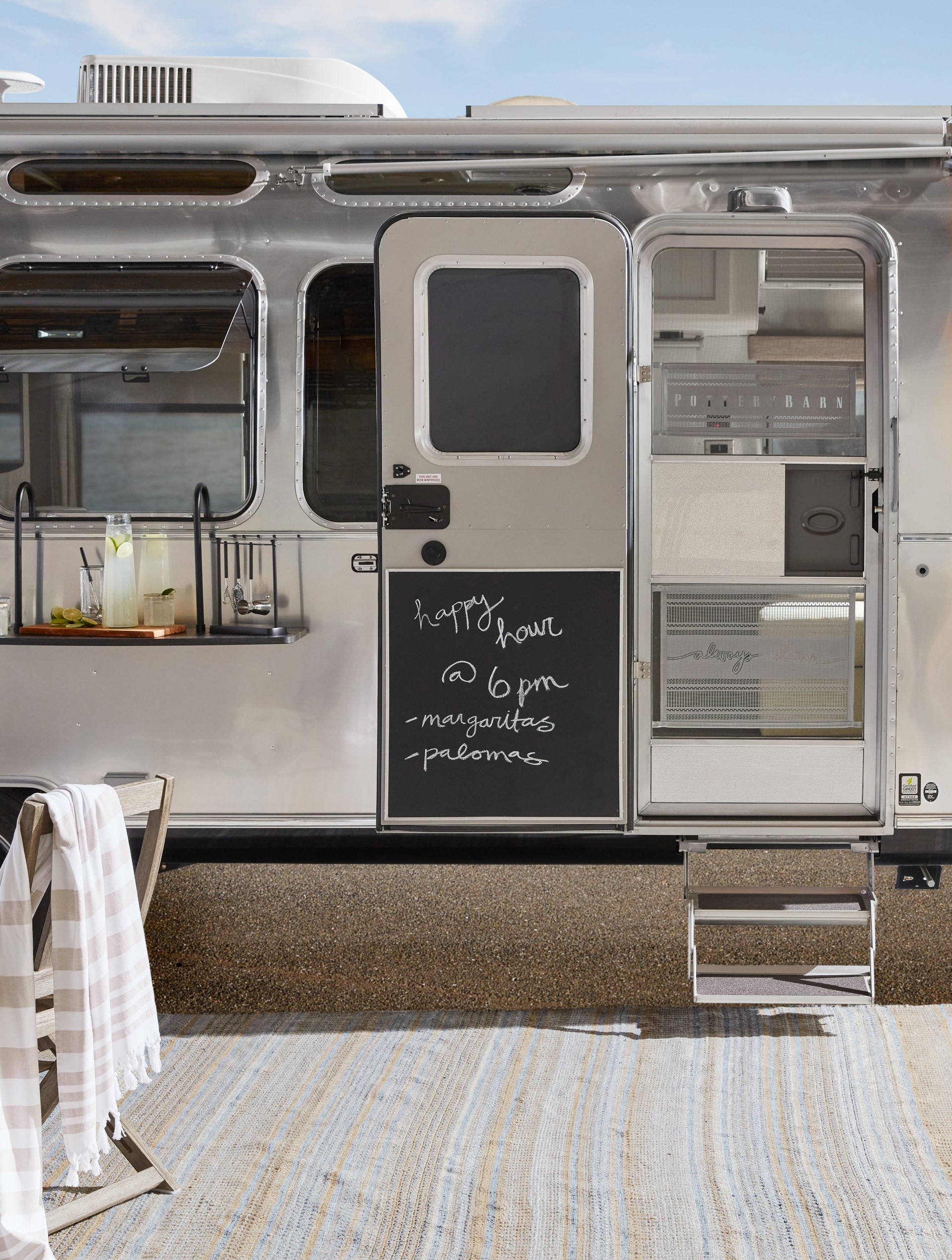 The Airstream Pottery Barn Special Edition Is Designed For The Glamping Generation