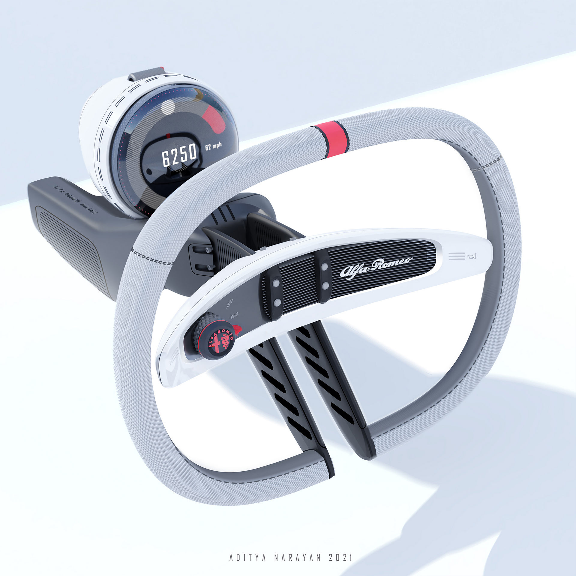 Modern-Day Alfa Romeo Periscopica Digital Study Remembers One Of The Greats