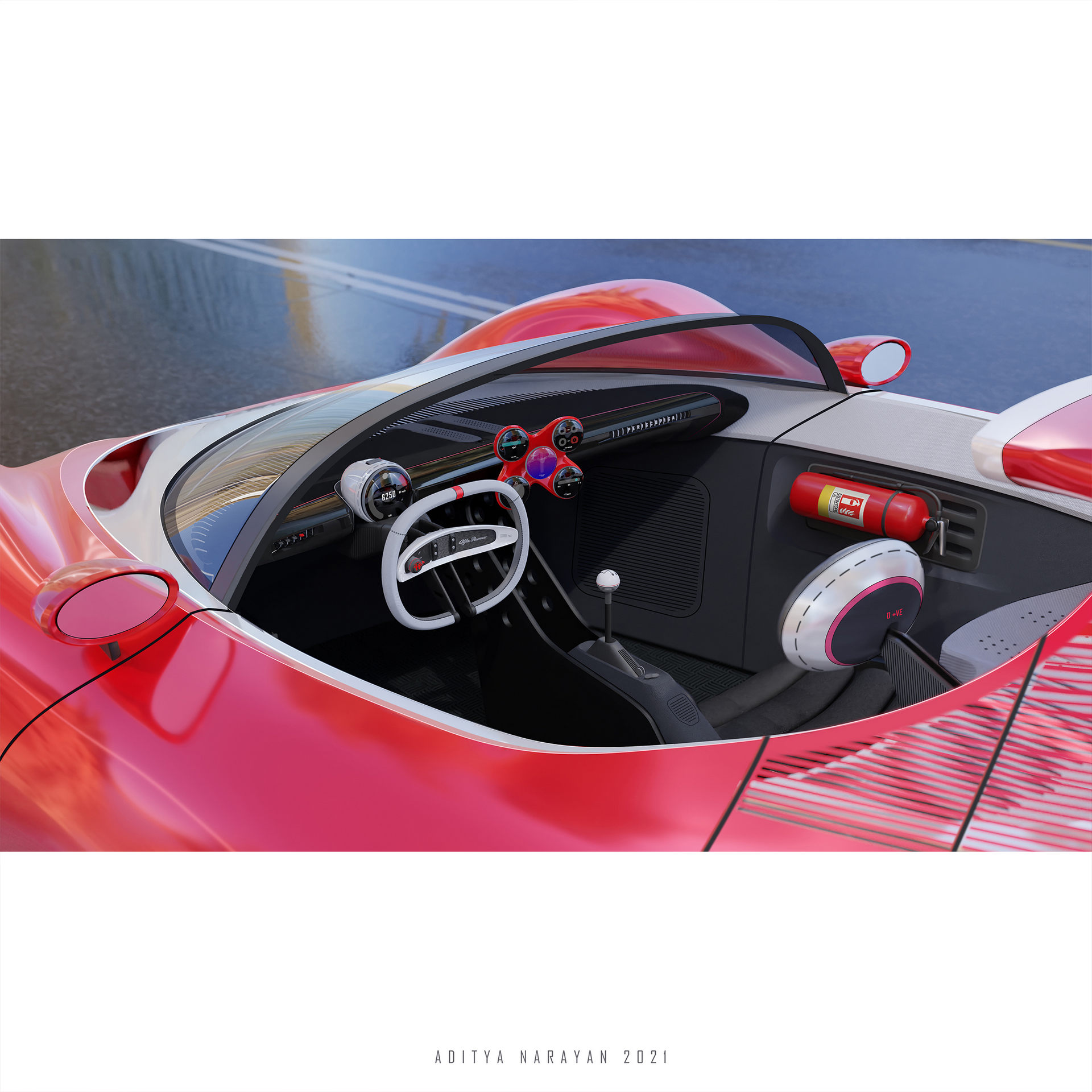 Modern-Day Alfa Romeo Periscopica Digital Study Remembers One Of The Greats