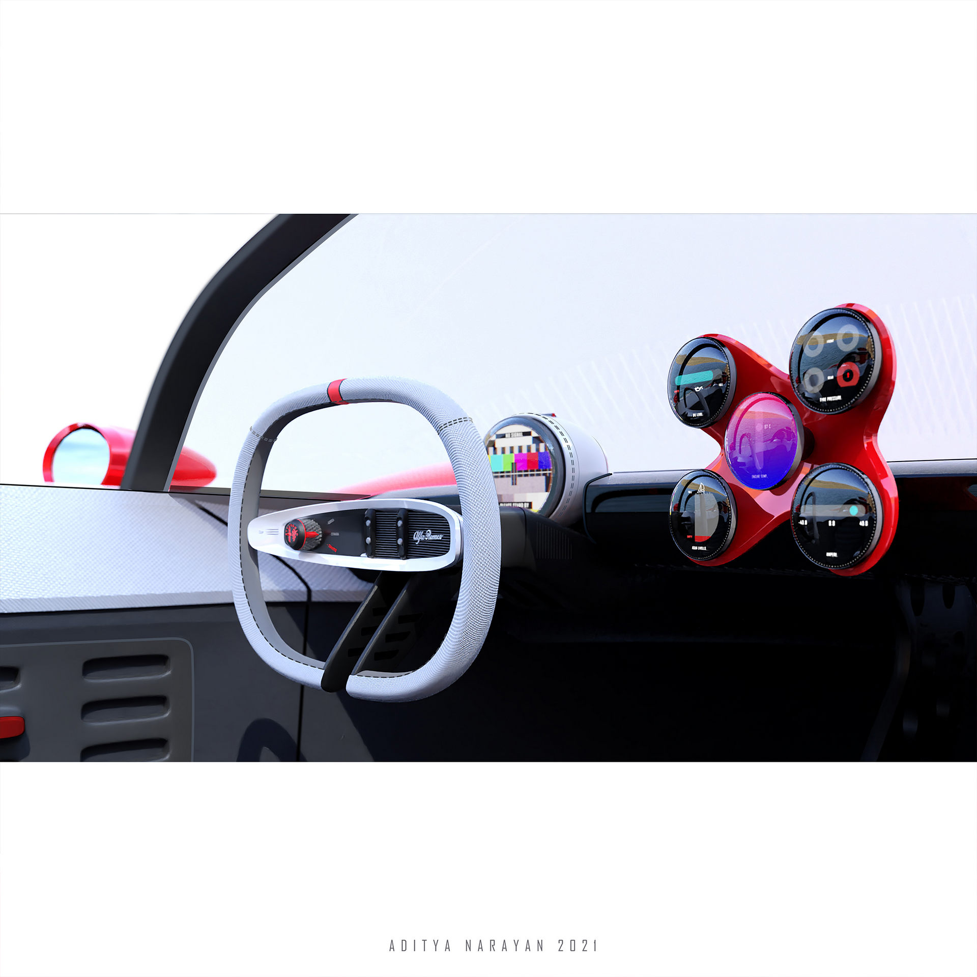 Modern-Day Alfa Romeo Periscopica Digital Study Remembers One Of The Greats