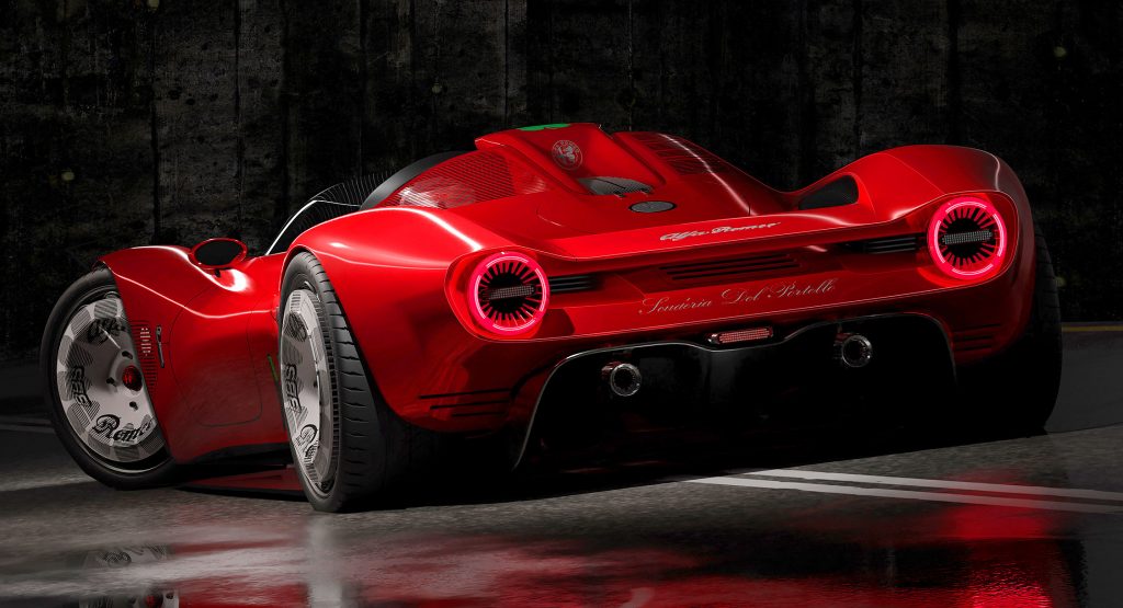  Modern-Day Alfa Romeo Periscopica Digital Study Remembers One Of The Greats