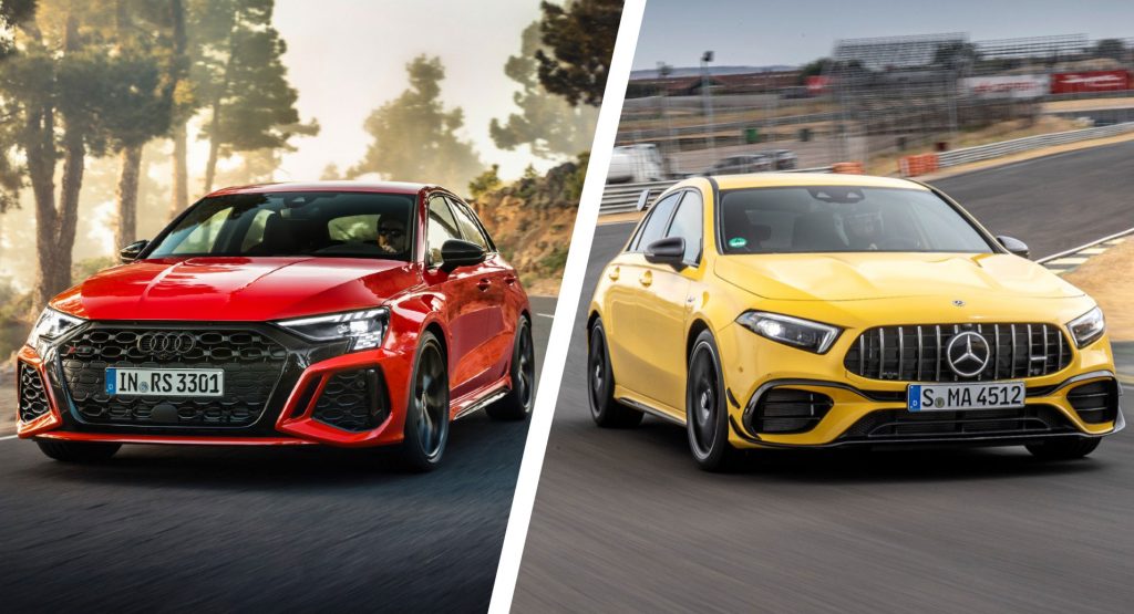  Here’s How The New 2022 Audi RS3 Sportback Compares To The Mercedes-AMG A45 S