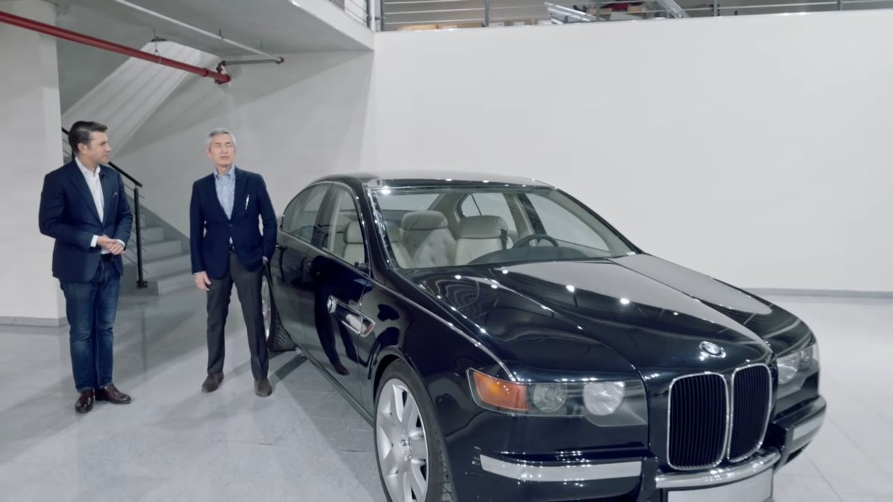 Secret BMW 7-Series Prototype From The ’90s Predicted The Tall Kidney Grille