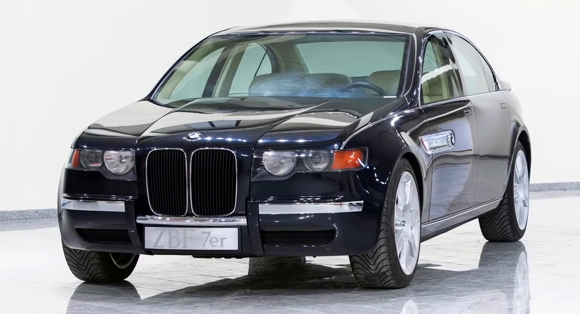 Secret BMW 7-Series Prototype From The '90s Predicted The Tall Kidney  Grille