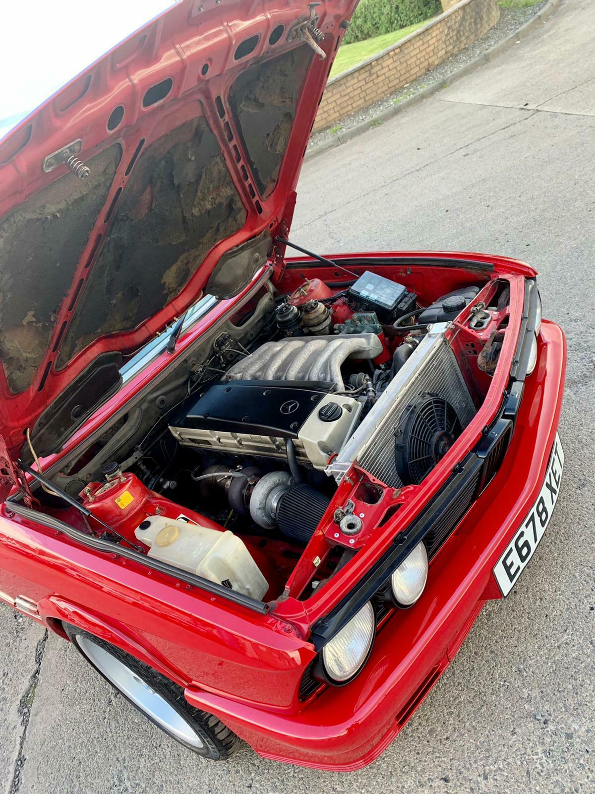 Behind This Shark-Nose 1987 BMW 5-Series Beats A 500HP Mercedes Diesel Six