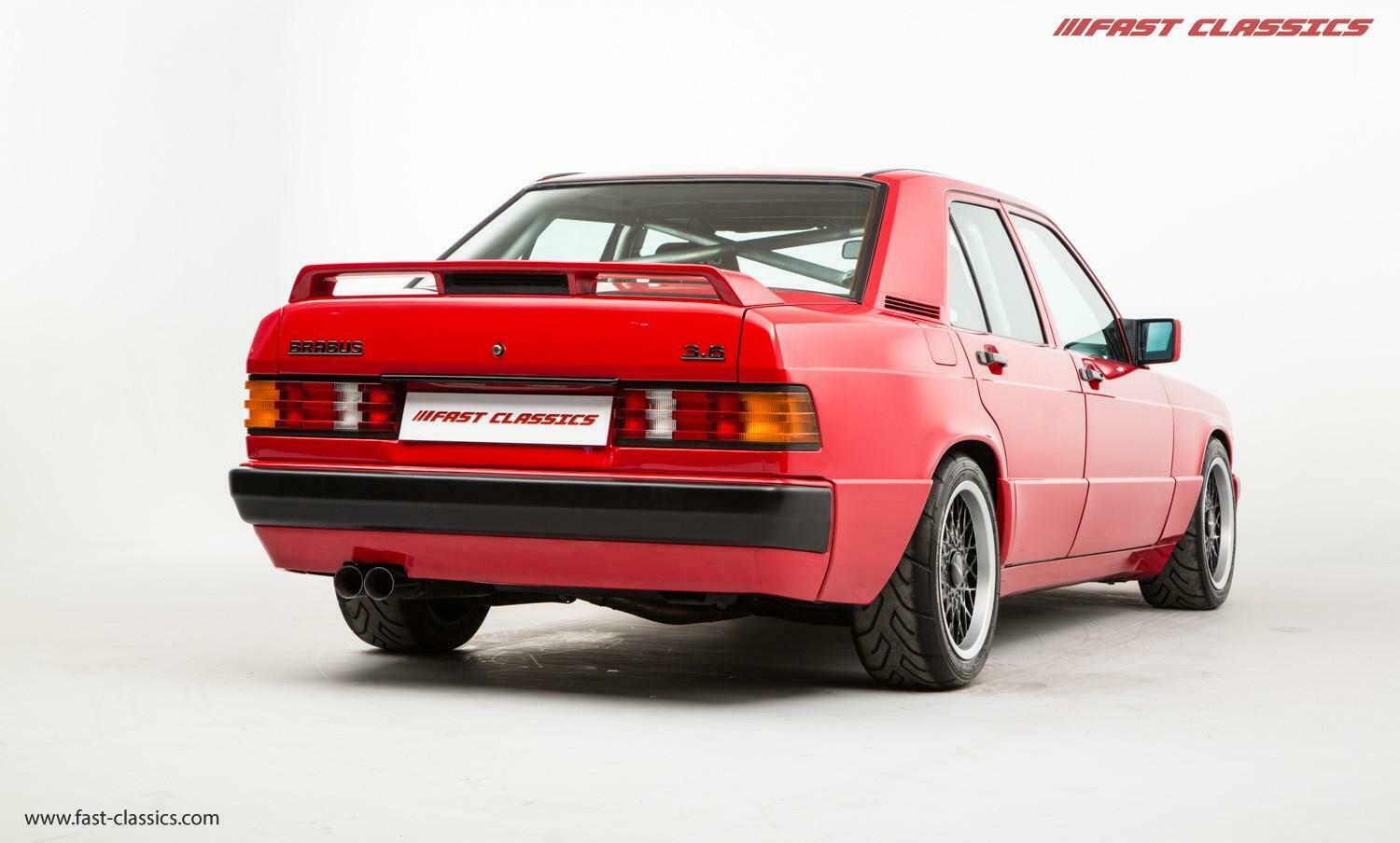 Brabus 3.6S Lightweight Is A Hardcore 190E With A 286 HP 3.6-Liter Straight-6 And Two Seats