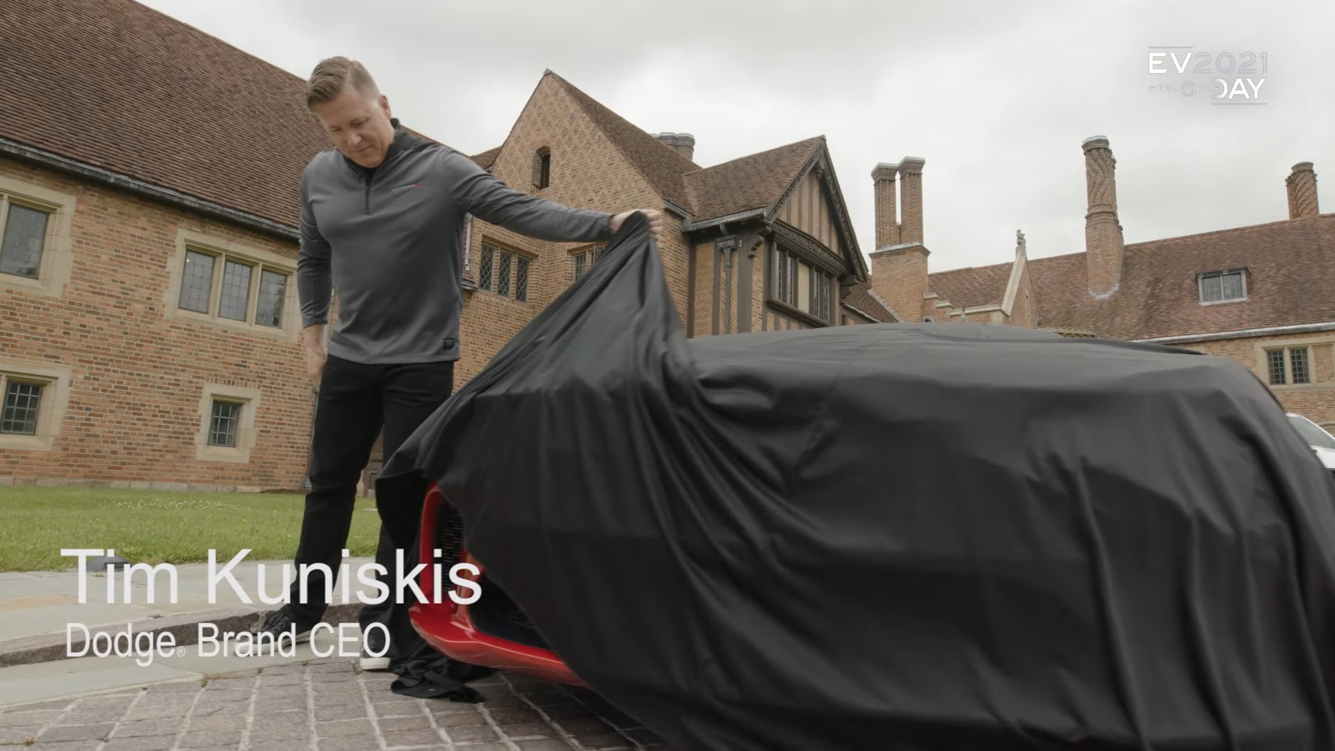 Dodge Teases Electric Muscle Car Concept, Looks Like A ’68 Charger