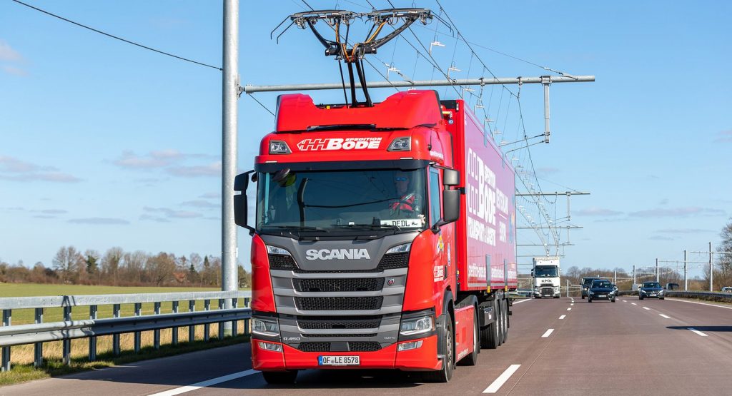  UK Approves E-Highway Scheme, Installs Overhead Wires On Motorway To Charge Trucks