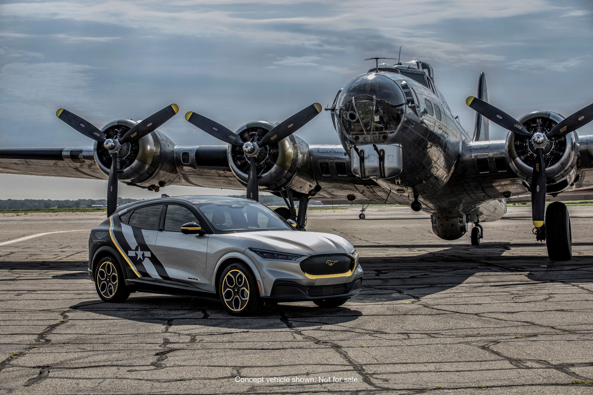 Ford Unveils One-Off Mustang Mach-E In Honor Of WWII Female Pilots