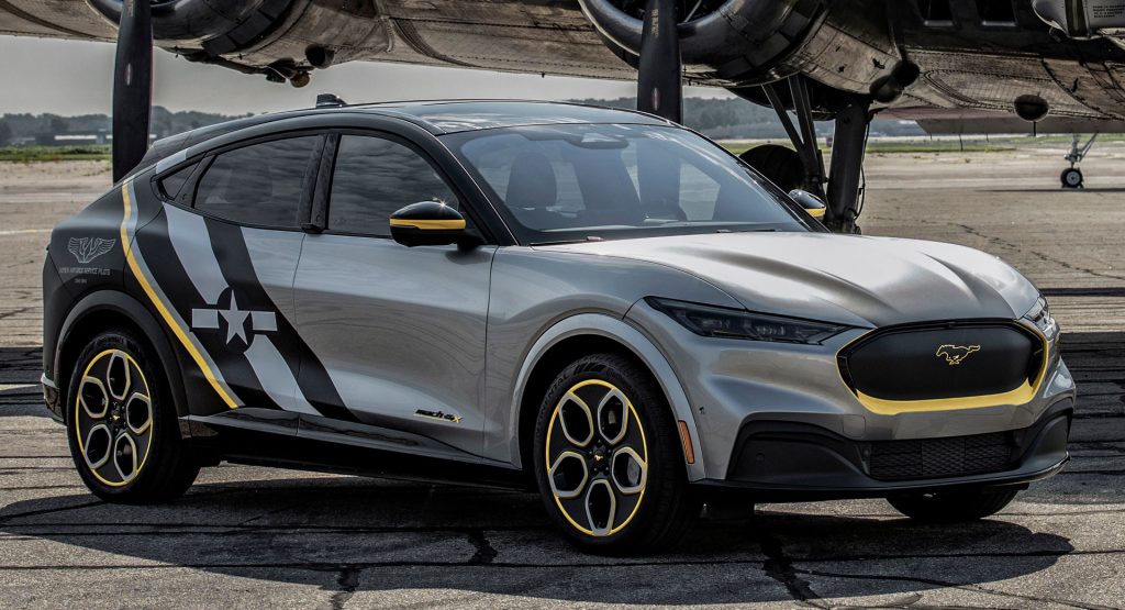 Ford Unveils One-Off Mustang Mach-E In Honor Of WWII Female Pilots