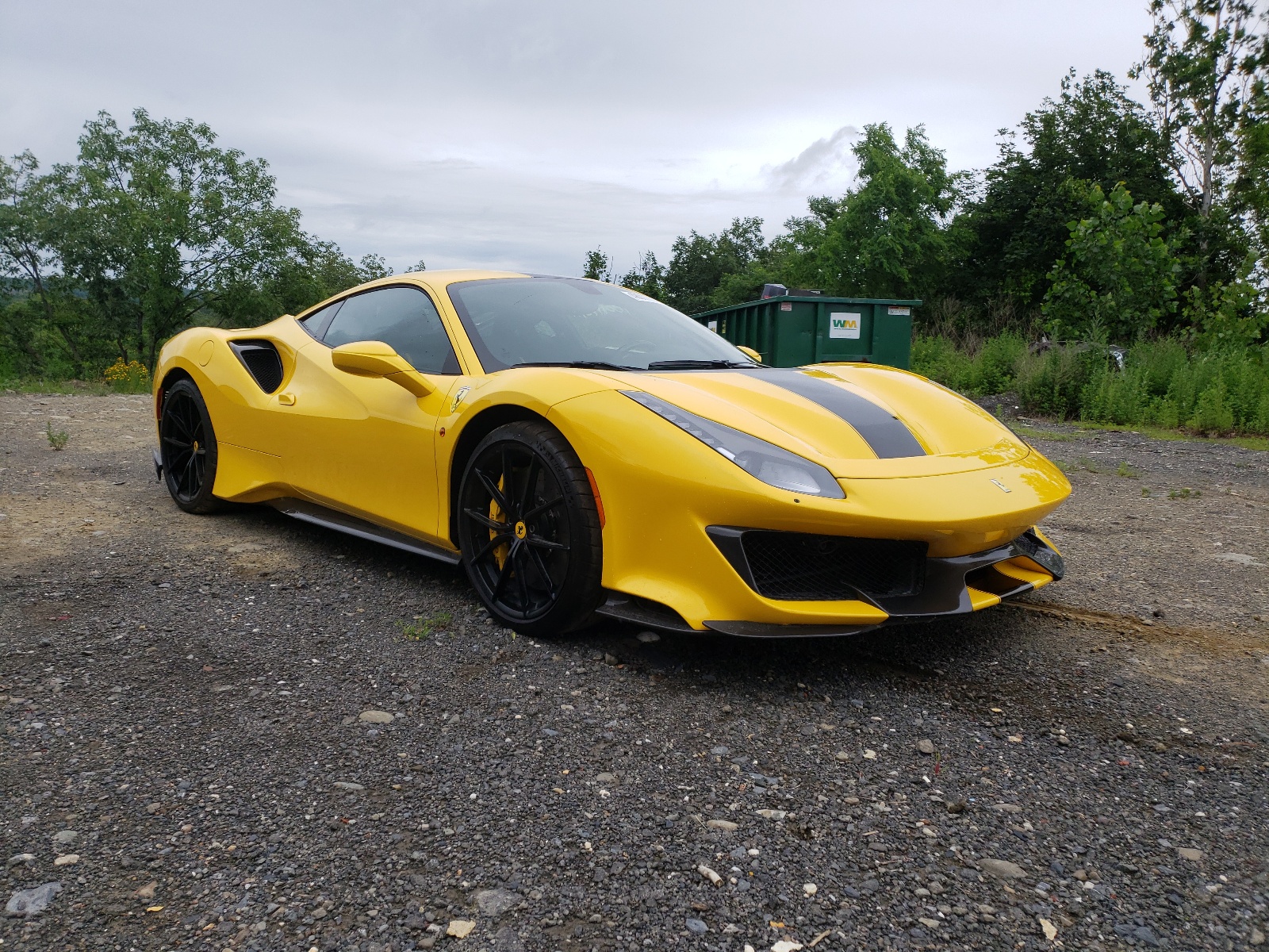 Salvage-Titled Ferrari 488 Pista Has Already Attracted Bids Of A Quarter Of A Million