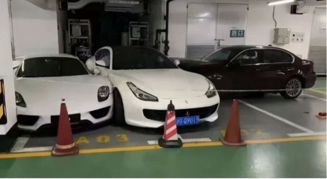 Wife Quarrels With Husband, Rams BMW Into Ferrari GTC4Lusso, Porsche 918 And Mercedes