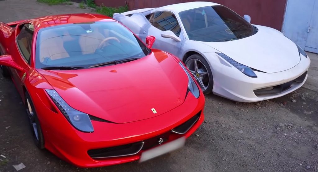  Fake Vs Real Ferrari: Replica Makers Get To See Their Porsche-Based 458 Next To The Original