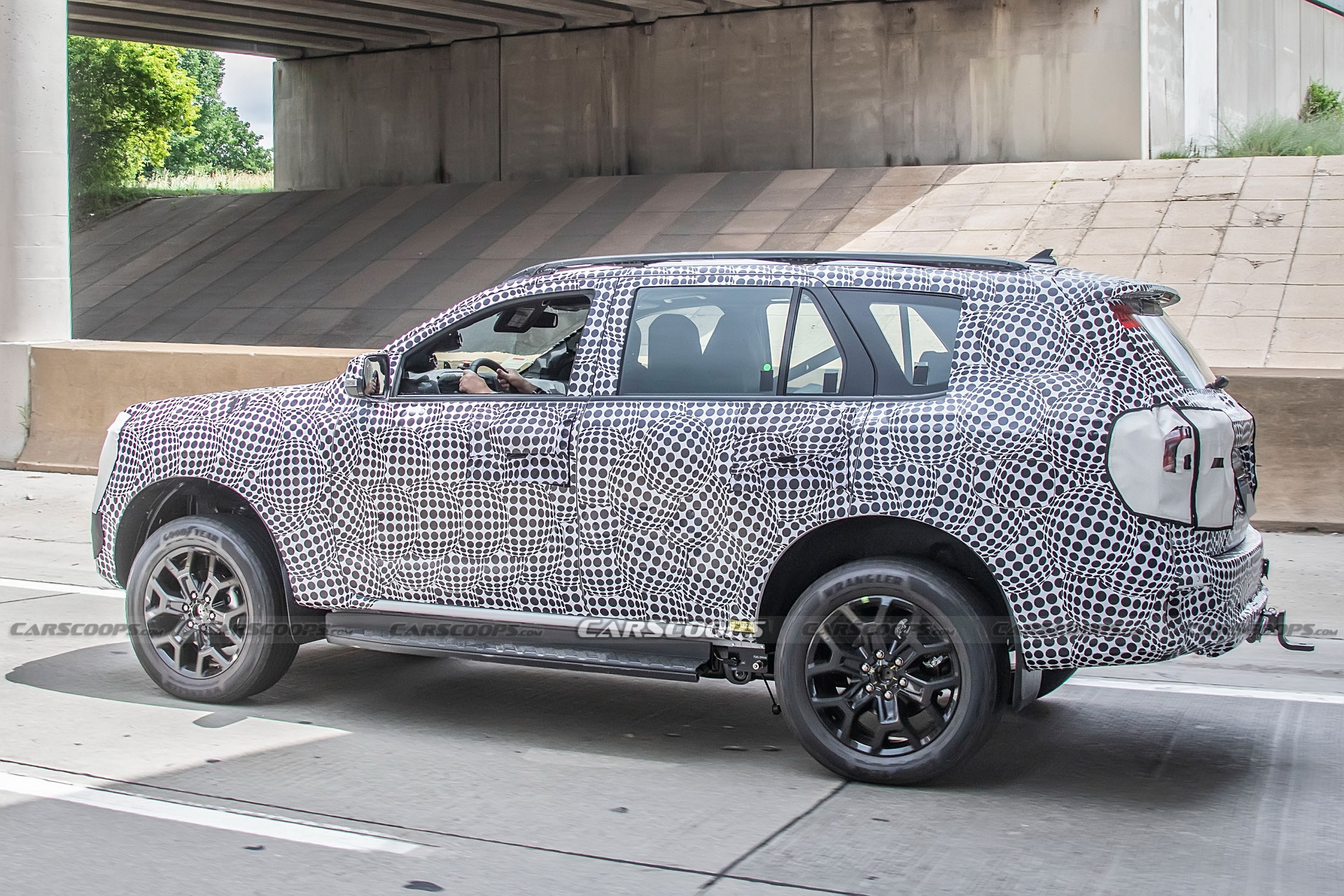 2023 Ford Everest Spotted With Ranger Underpinnings And New Styling