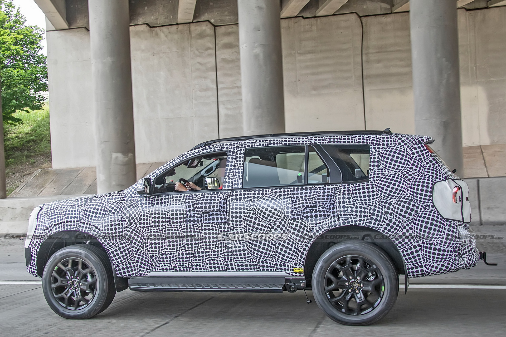 2023 Ford Everest Spotted With Ranger Underpinnings And New Styling