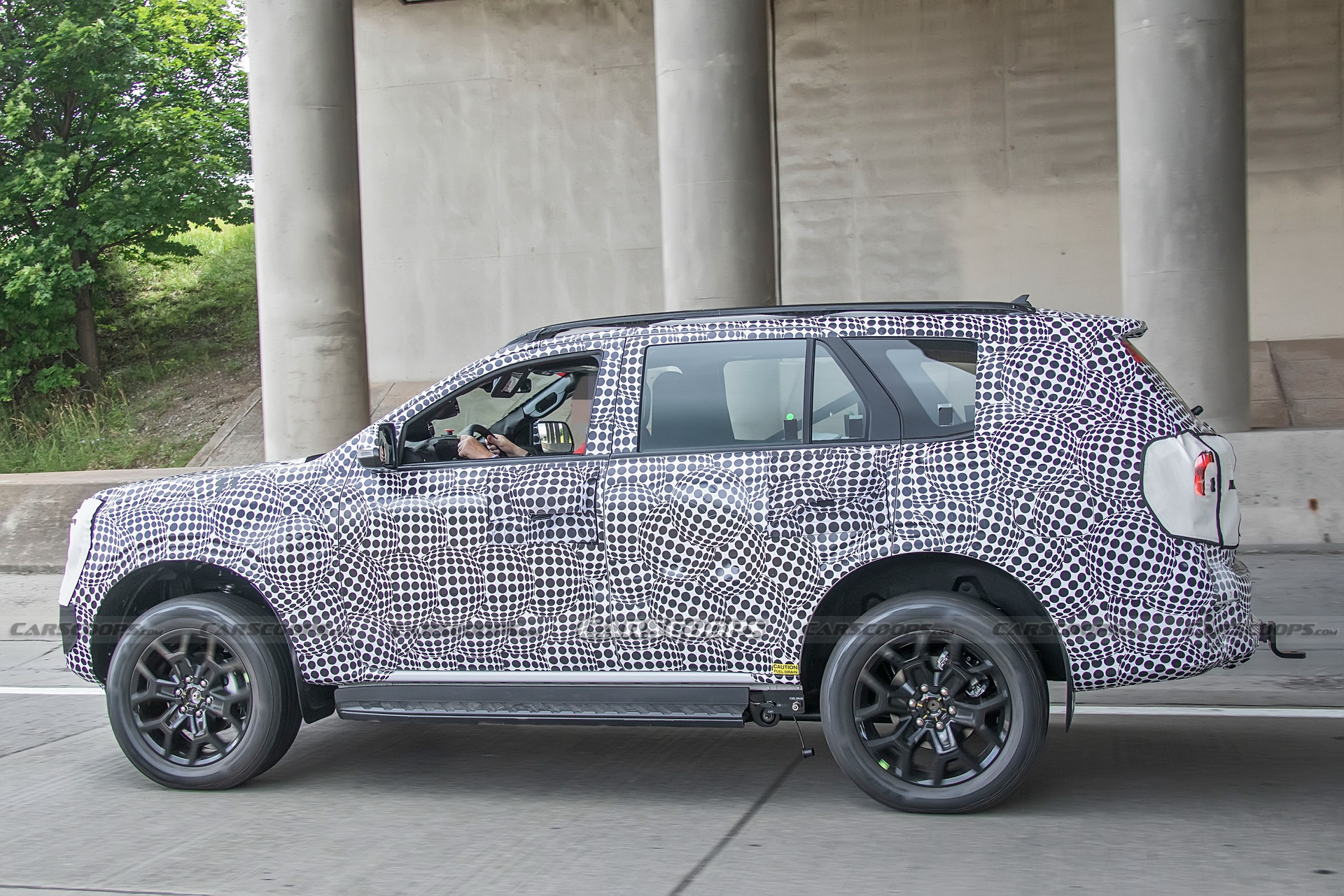 2023 Ford Everest Spotted With Ranger Underpinnings And New Styling