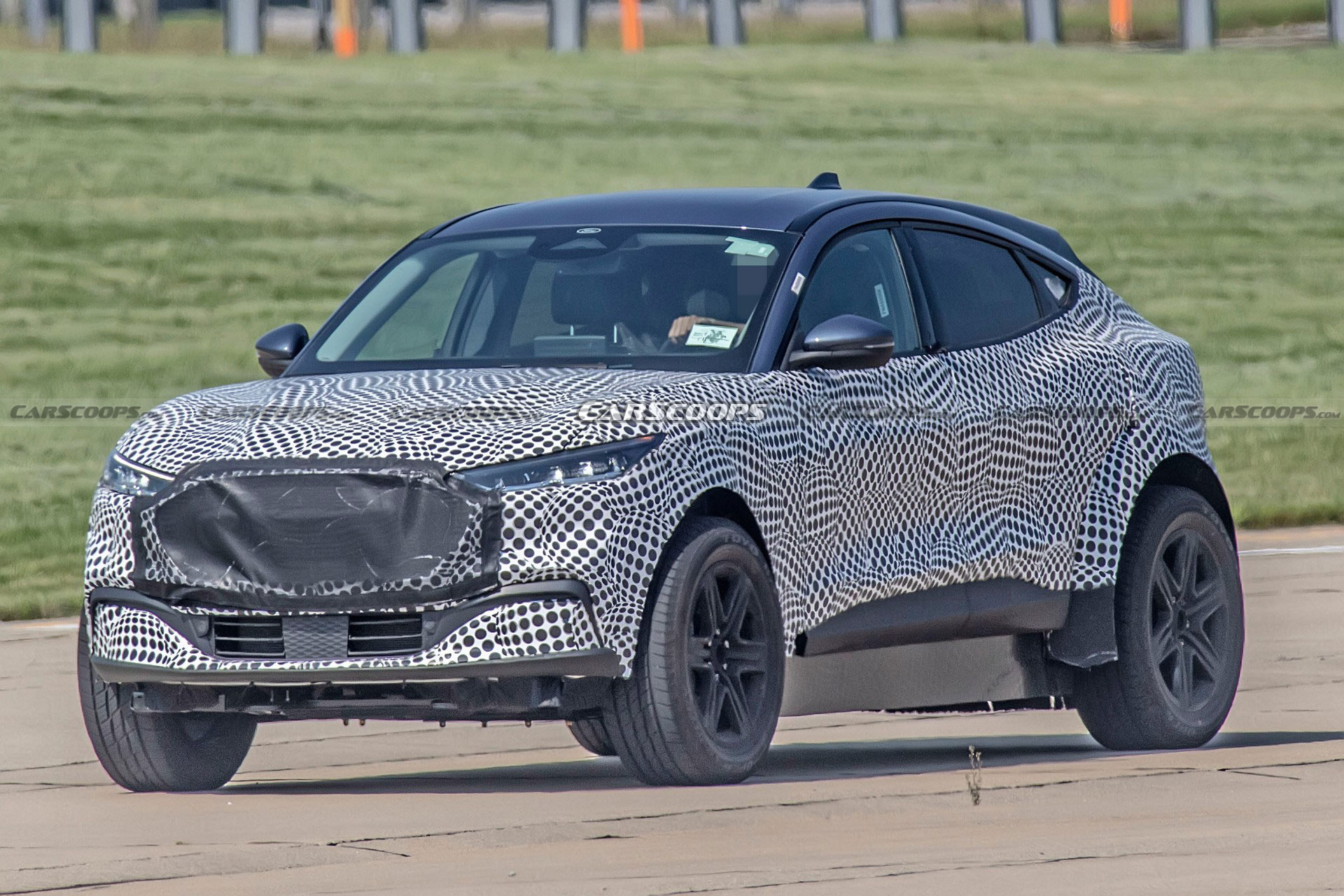 Mysterious Ford Mustang Mach-E Mule Spied, Might Be An Electric Lincoln