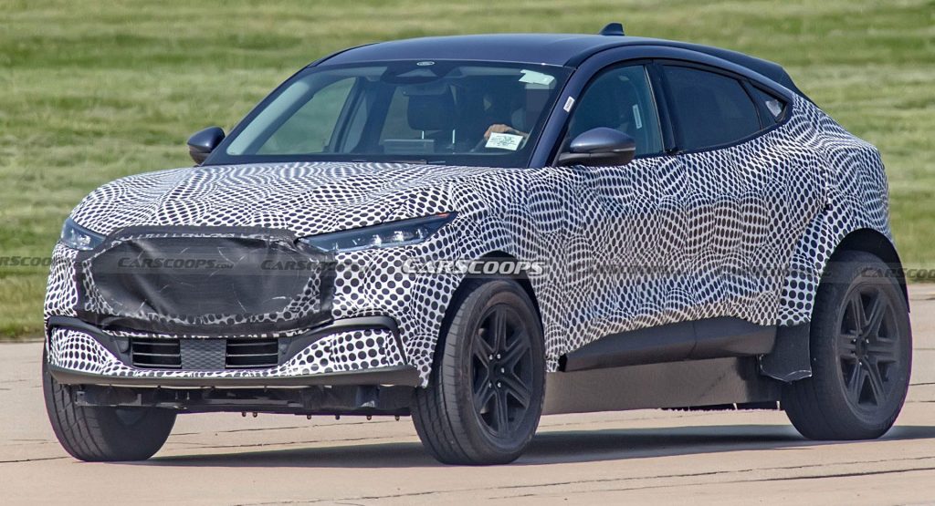  Mysterious Ford Mustang Mach-E Mule Spied, Might Be An Electric Lincoln