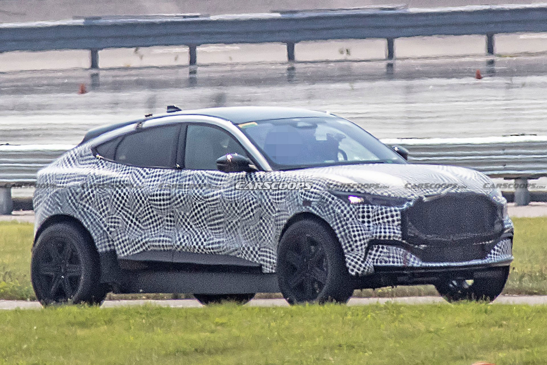 Mysterious Ford Mustang Mach-E Mule Spied, Might Be An Electric Lincoln