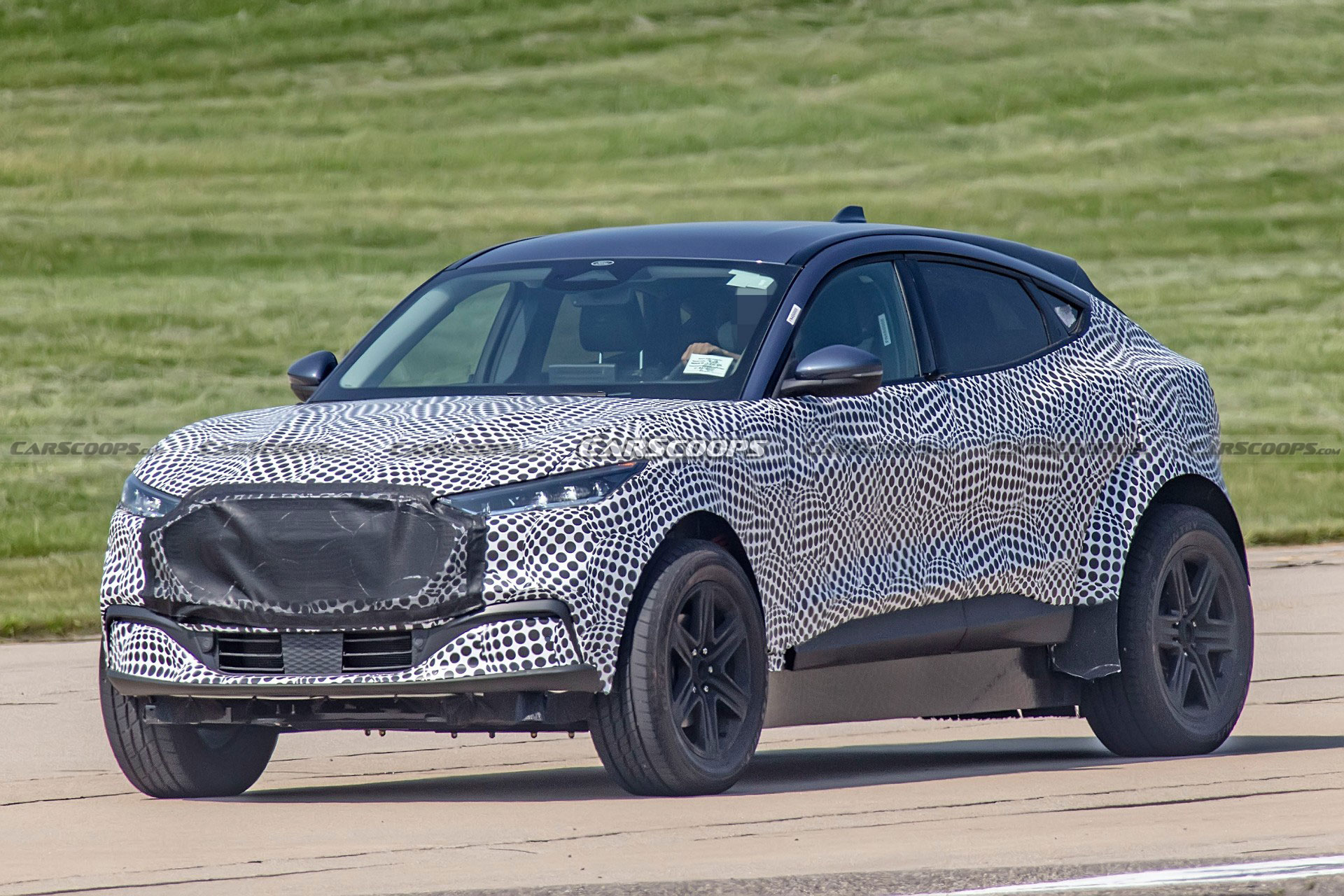 Mysterious Ford Mustang Mach-E Mule Spied, Might Be An Electric Lincoln