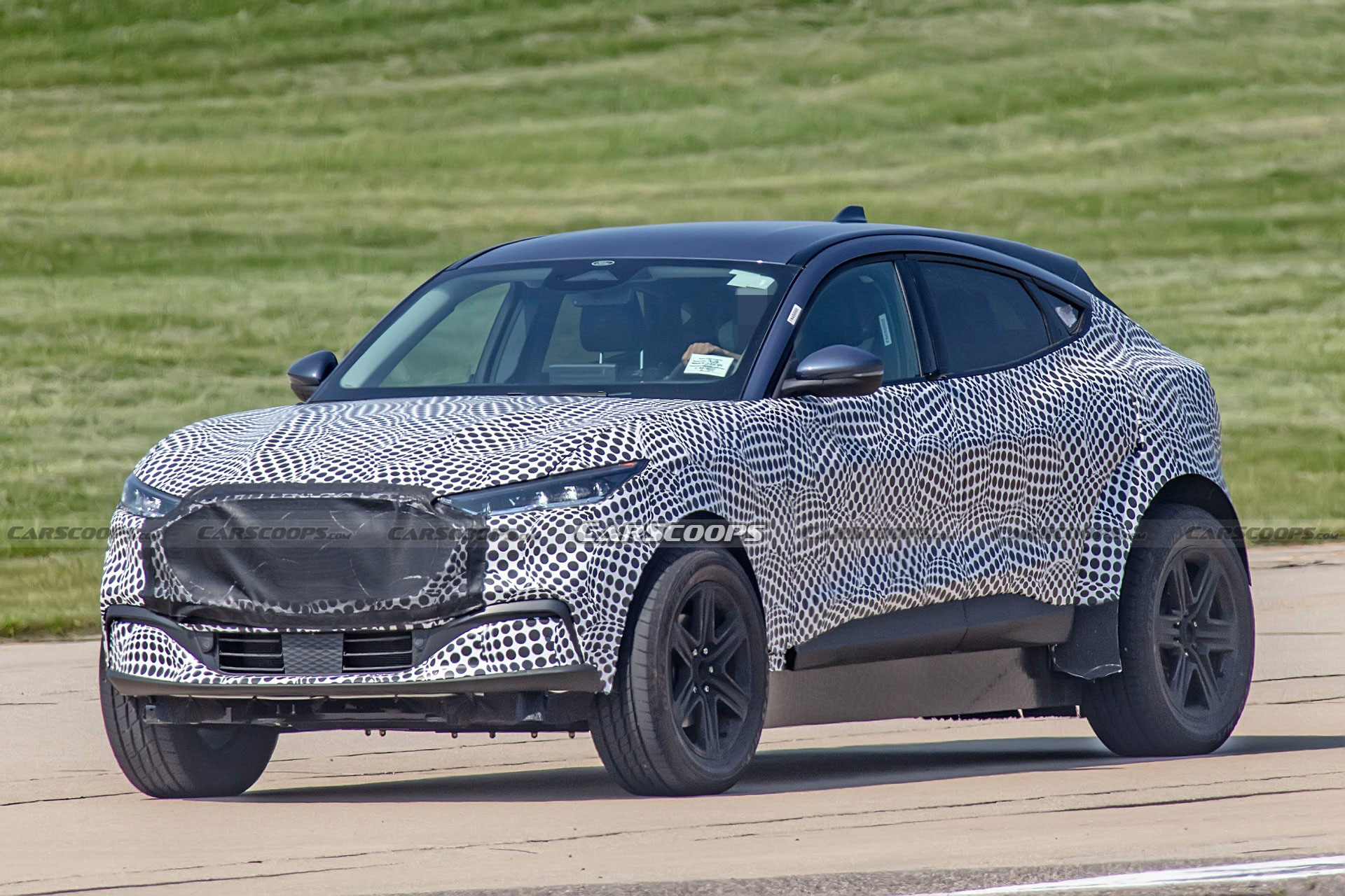 Mysterious Ford Mustang Mach-E Mule Spied, Might Be An Electric Lincoln