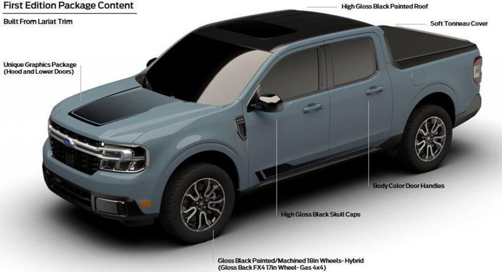  This Is What The 2022 Ford Maverick First Edition Looks Like