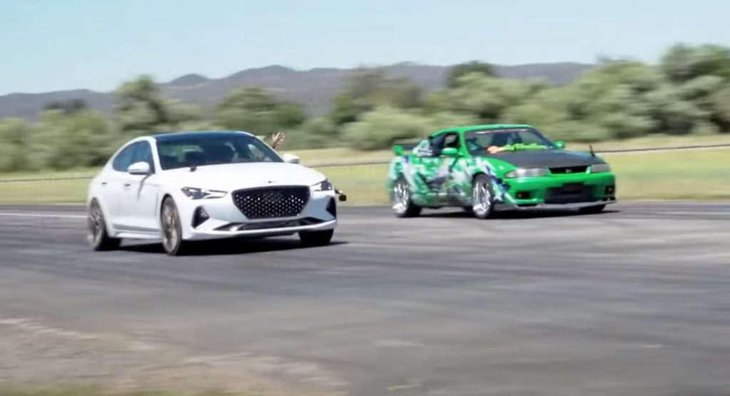  How Does A Modified 500 HP Genesis G70 Compare With A 600 HP RWD Nissan Skyline GT-R?