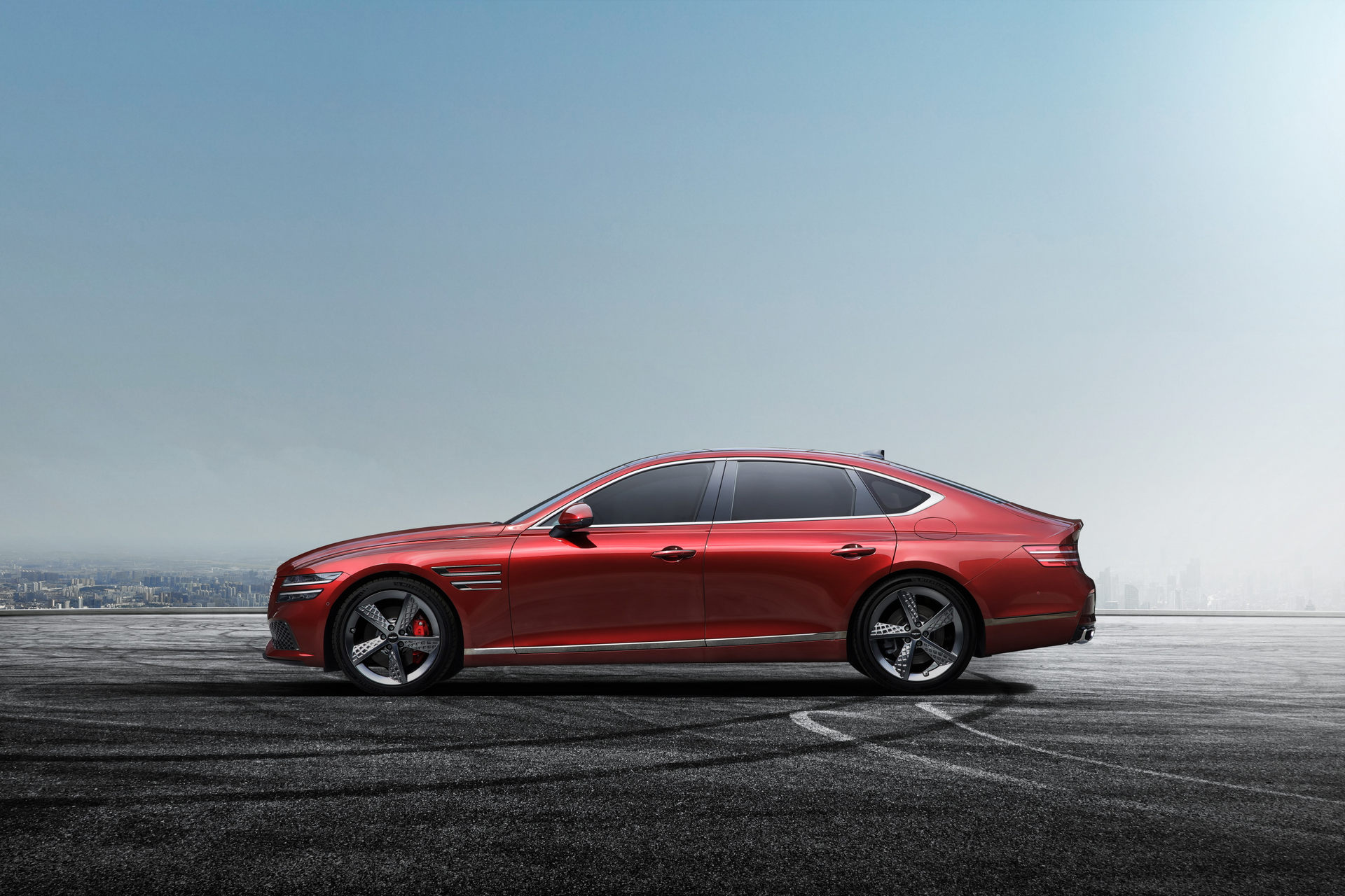 2022 Genesis G80 Sport Unveiled With Styling Tweaks And Rear-Wheel Steering