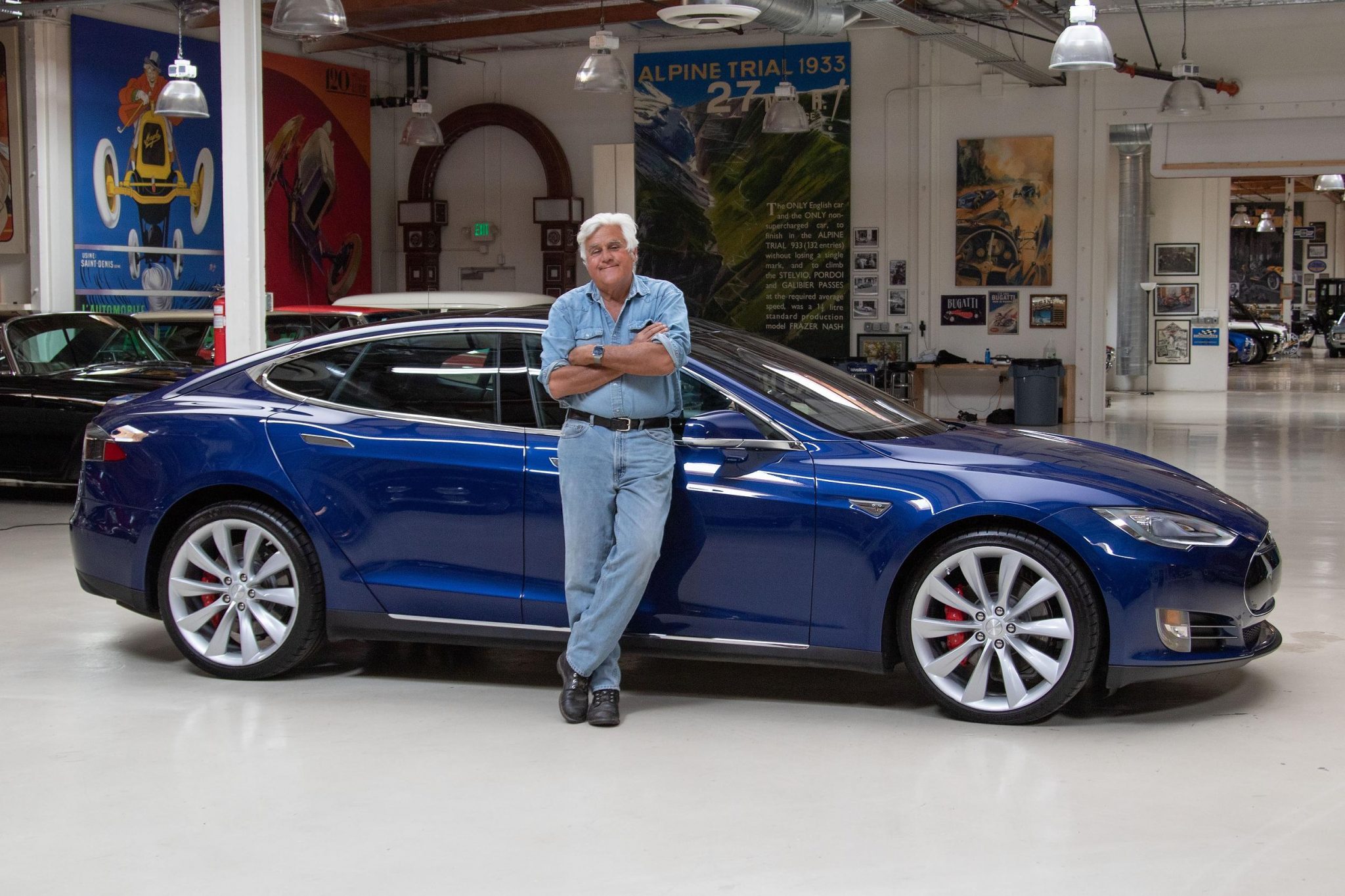 Jay Leno Tesla Model S 1 - Auto Recent