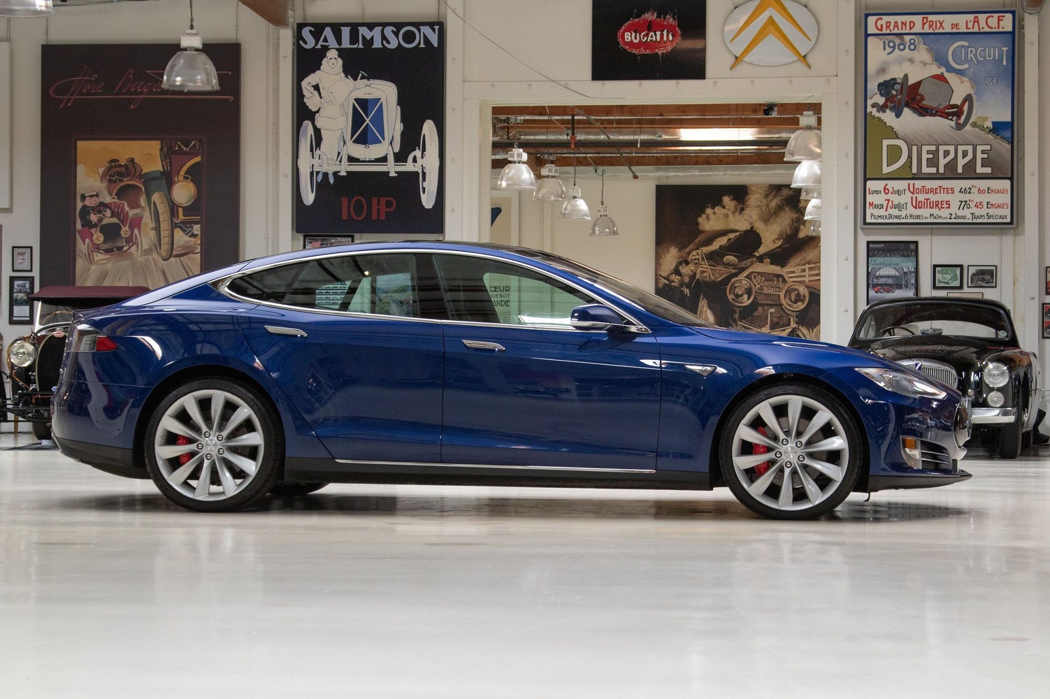 Jay Leno Is Selling His 2015 Tesla Model S P90D