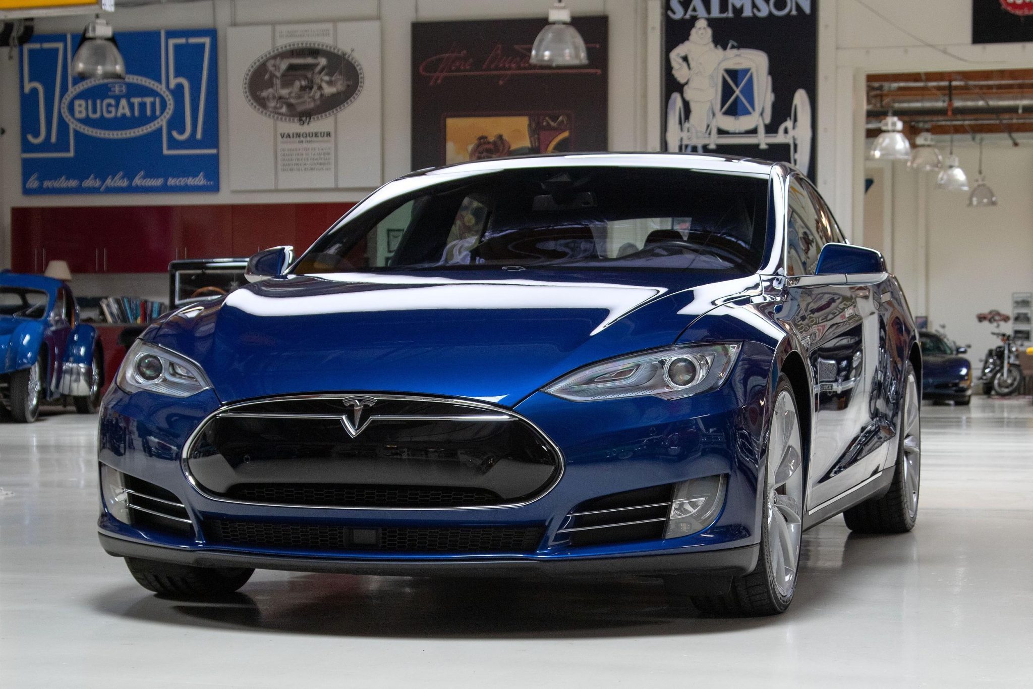 Jay Leno Is Selling His 2015 Tesla Model S P90D
