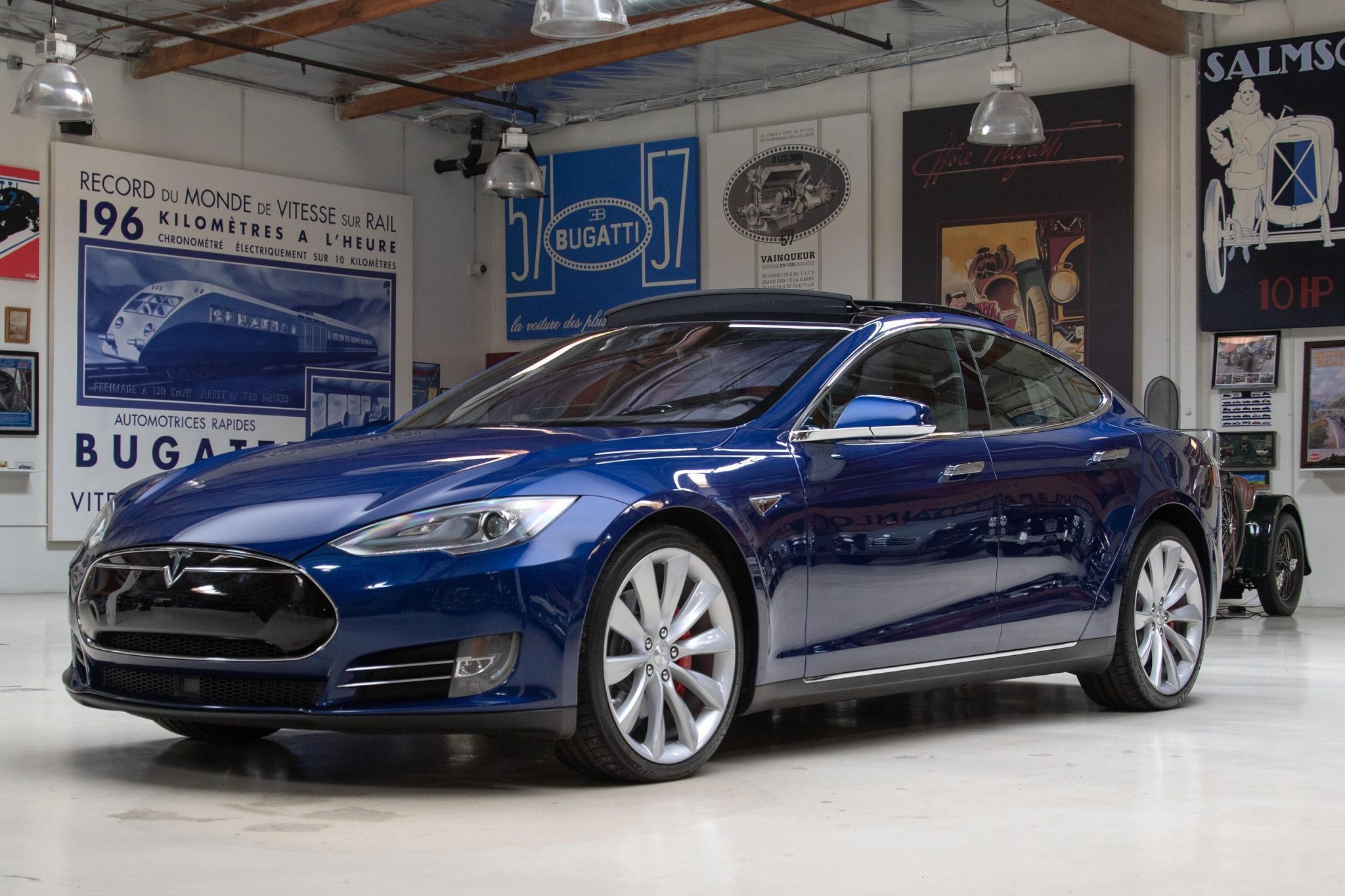 Jay Leno Is Selling His 2015 Tesla Model S P90D
